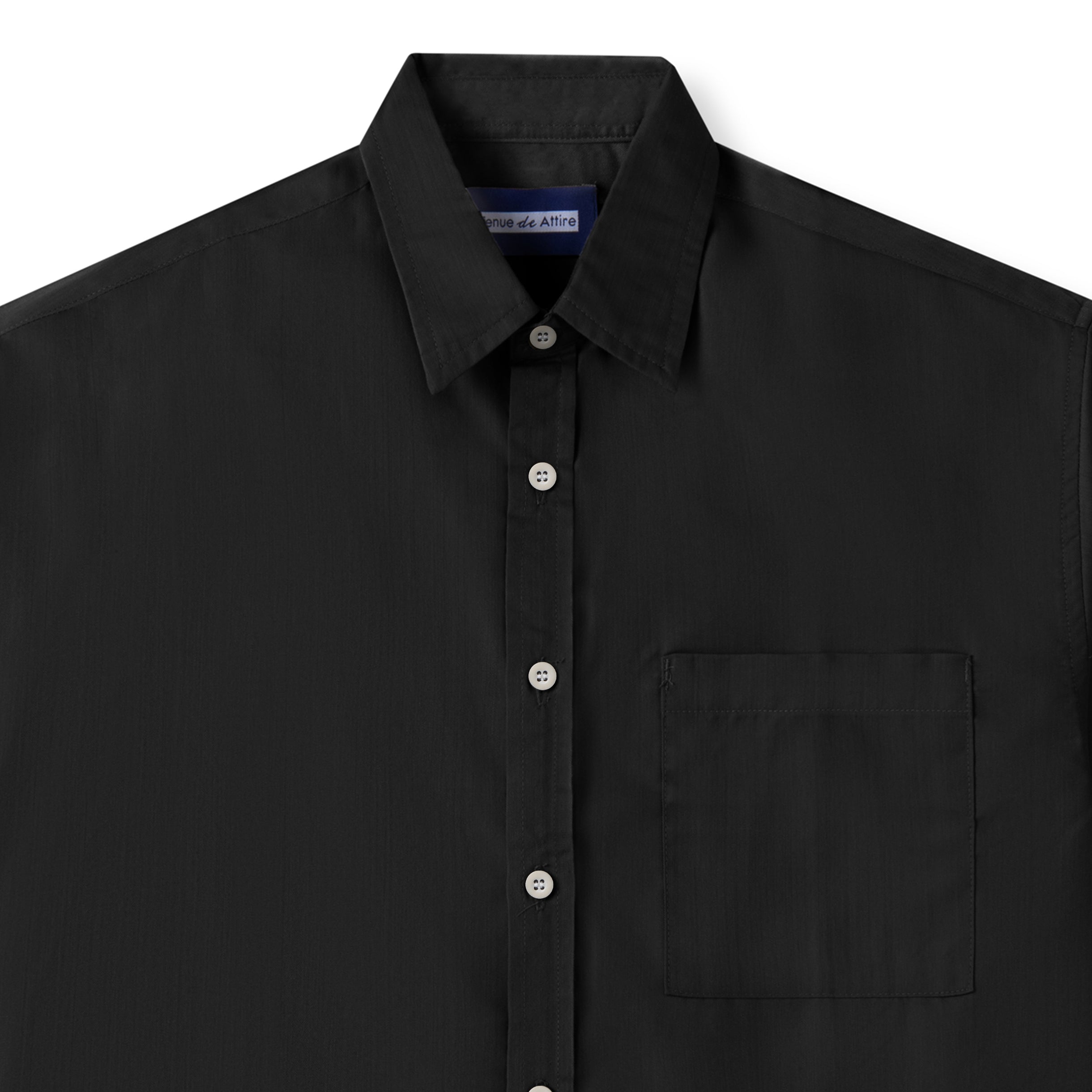 The Prep Shirt Regular - Black