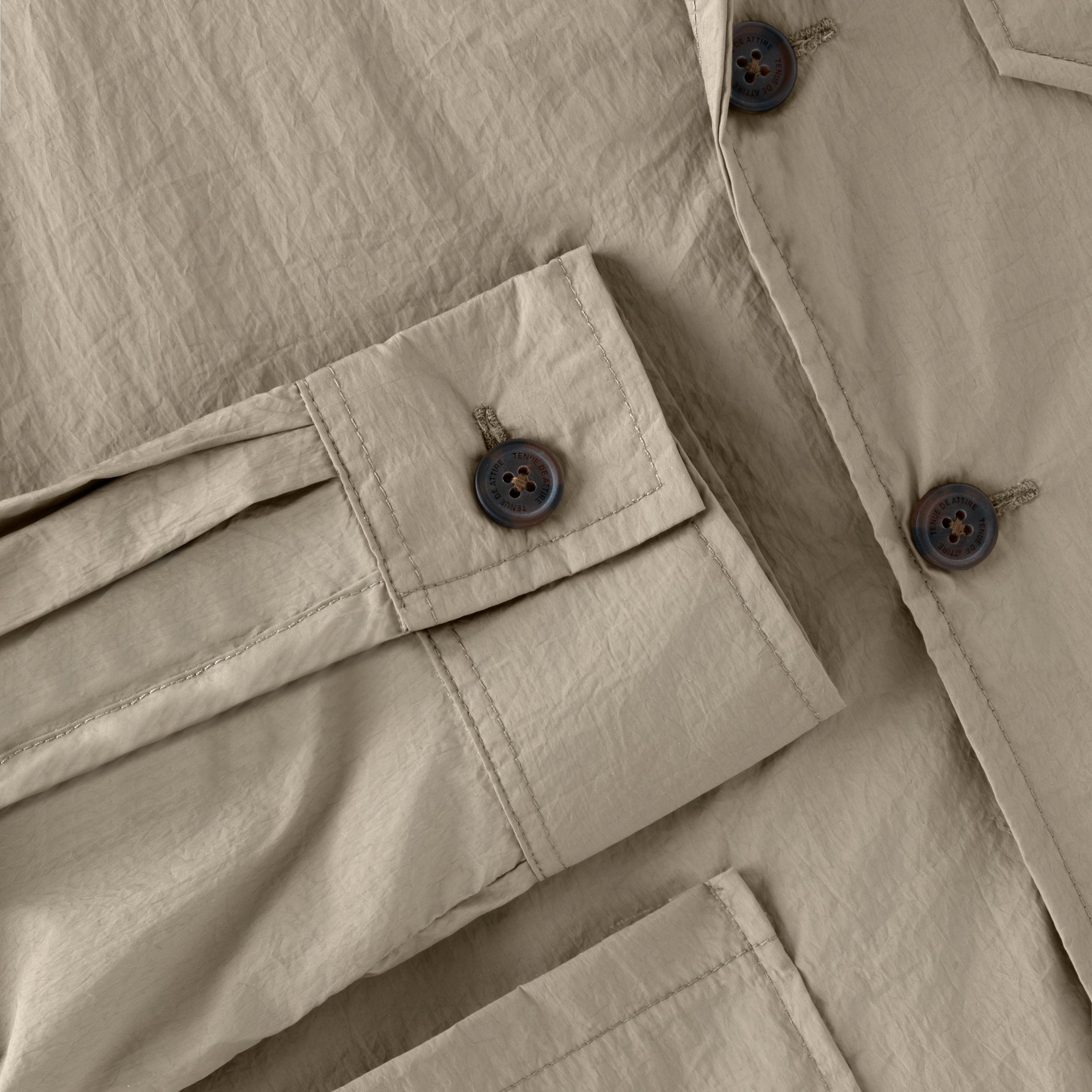 FACTORY SALE - Metro Spectrum Long Blazer - Khaki