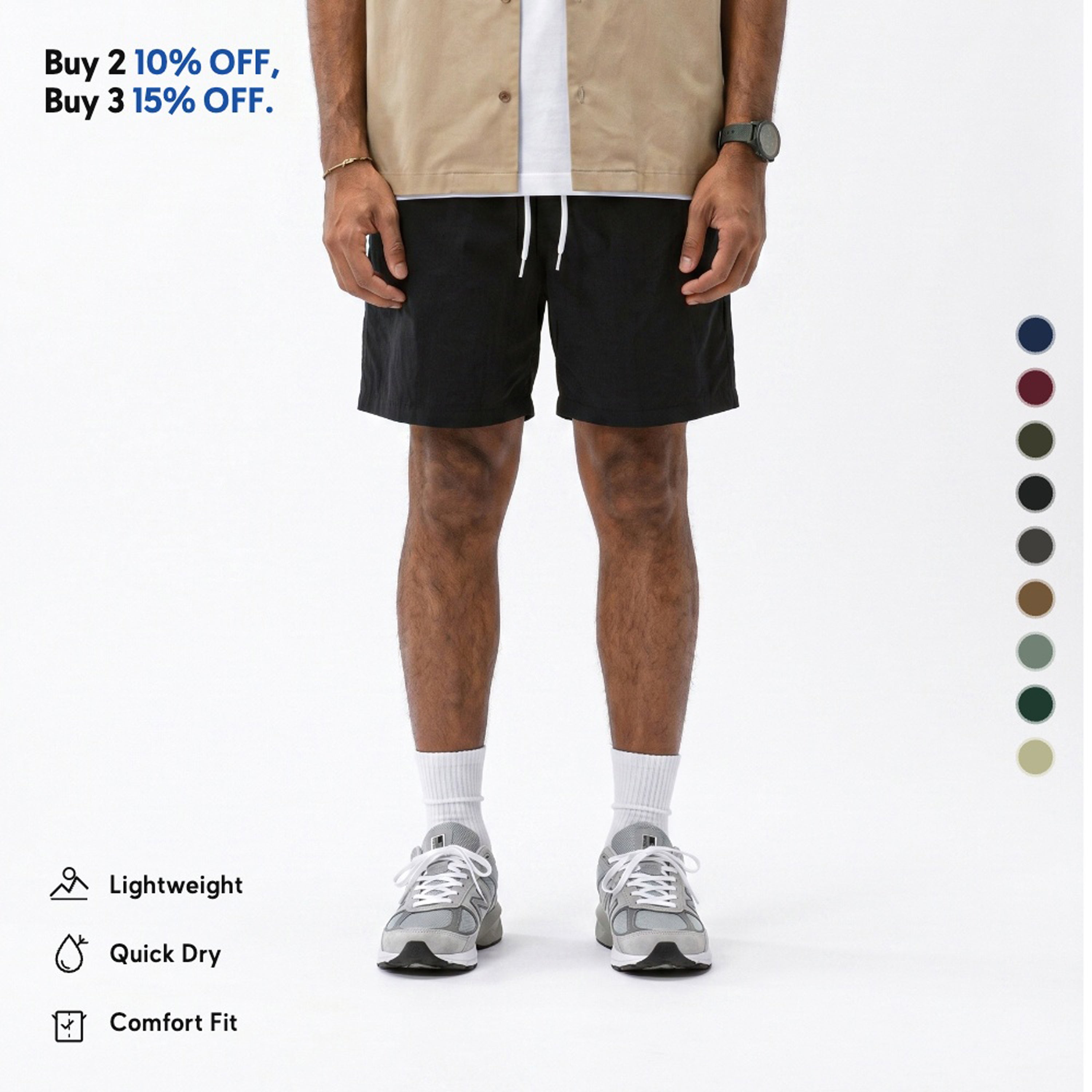 Everyday Short Pants - Black