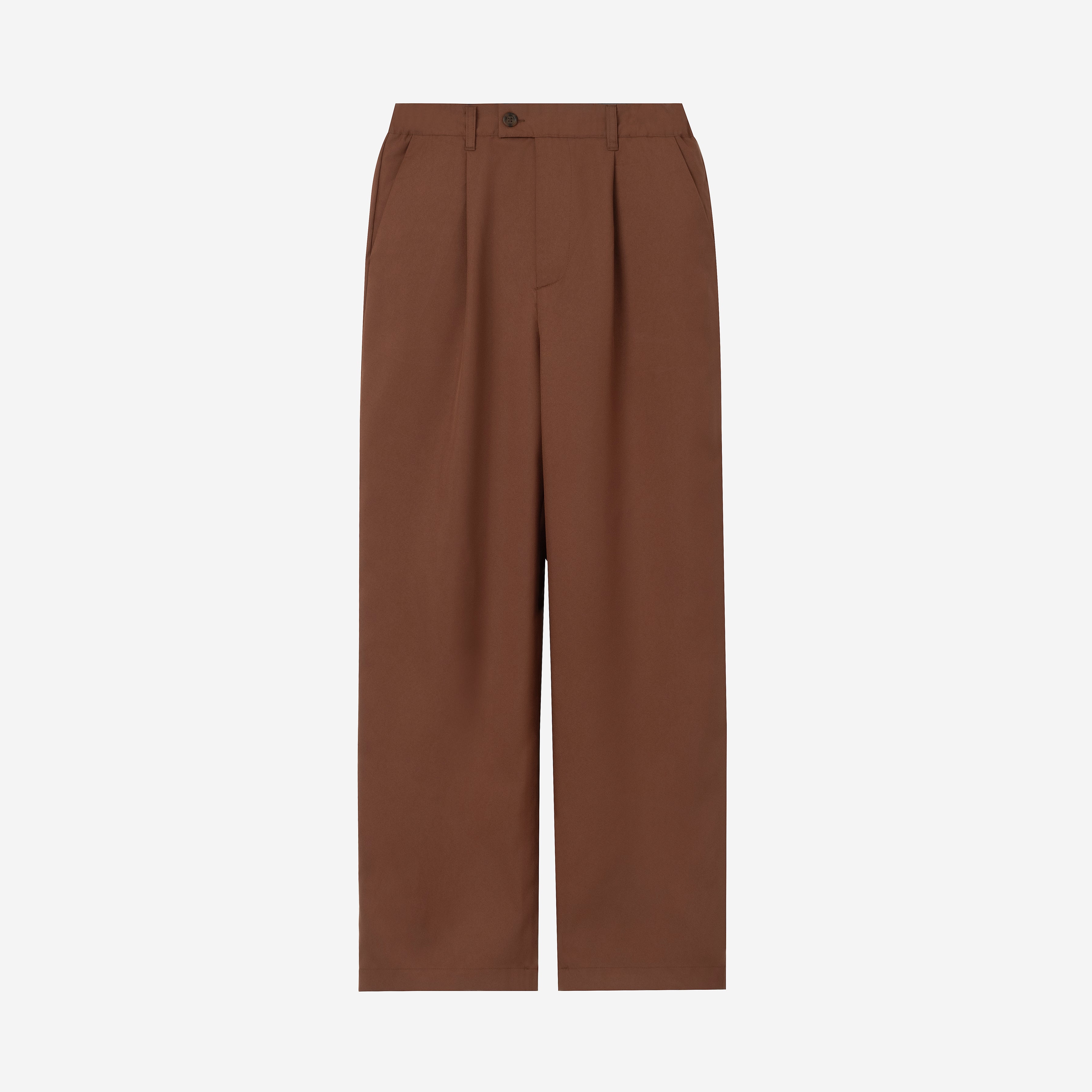 Celana Panjang Loose Fit Brown