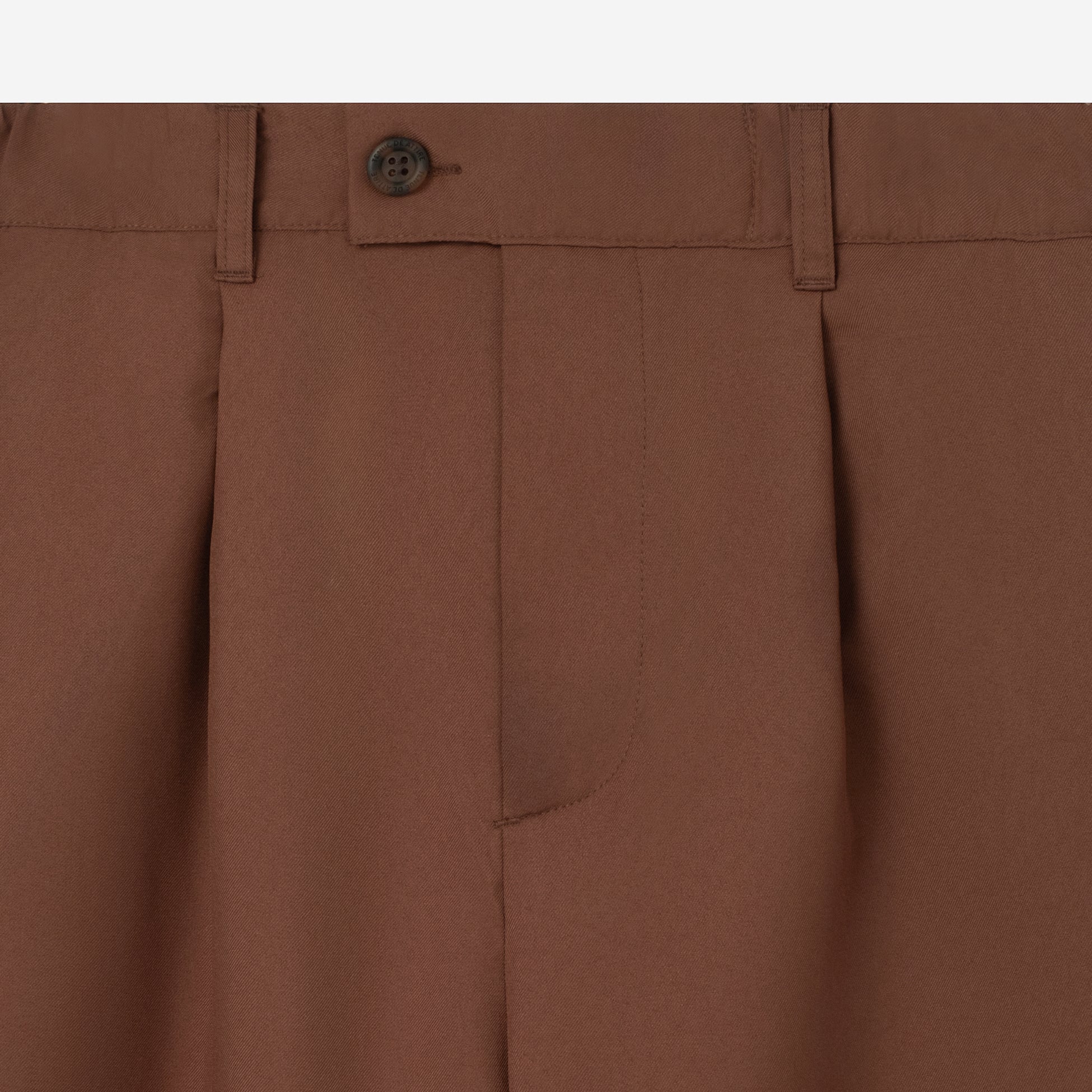 Celana Panjang Loose Fit Brown