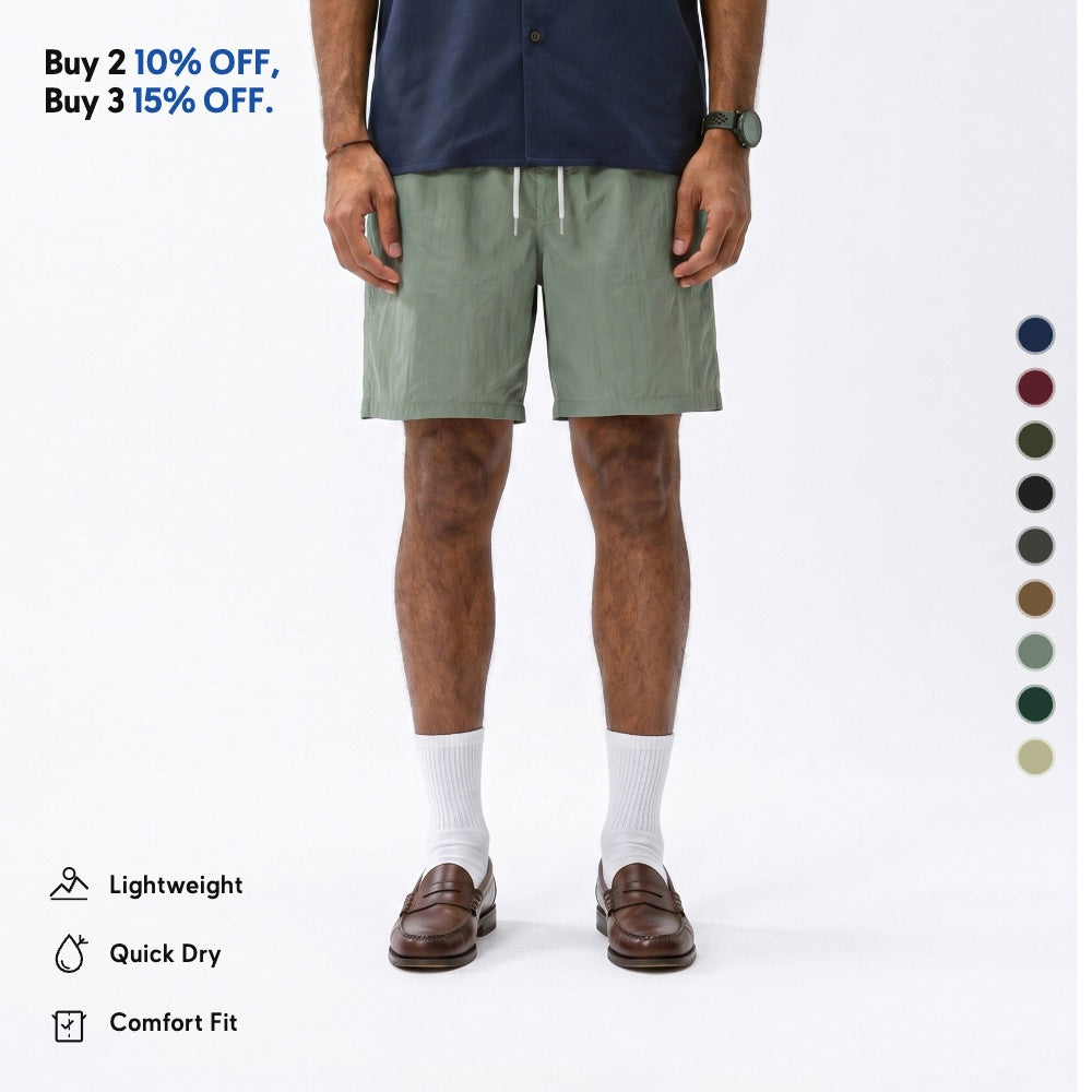 Everyday Short Pants - Green Sage
