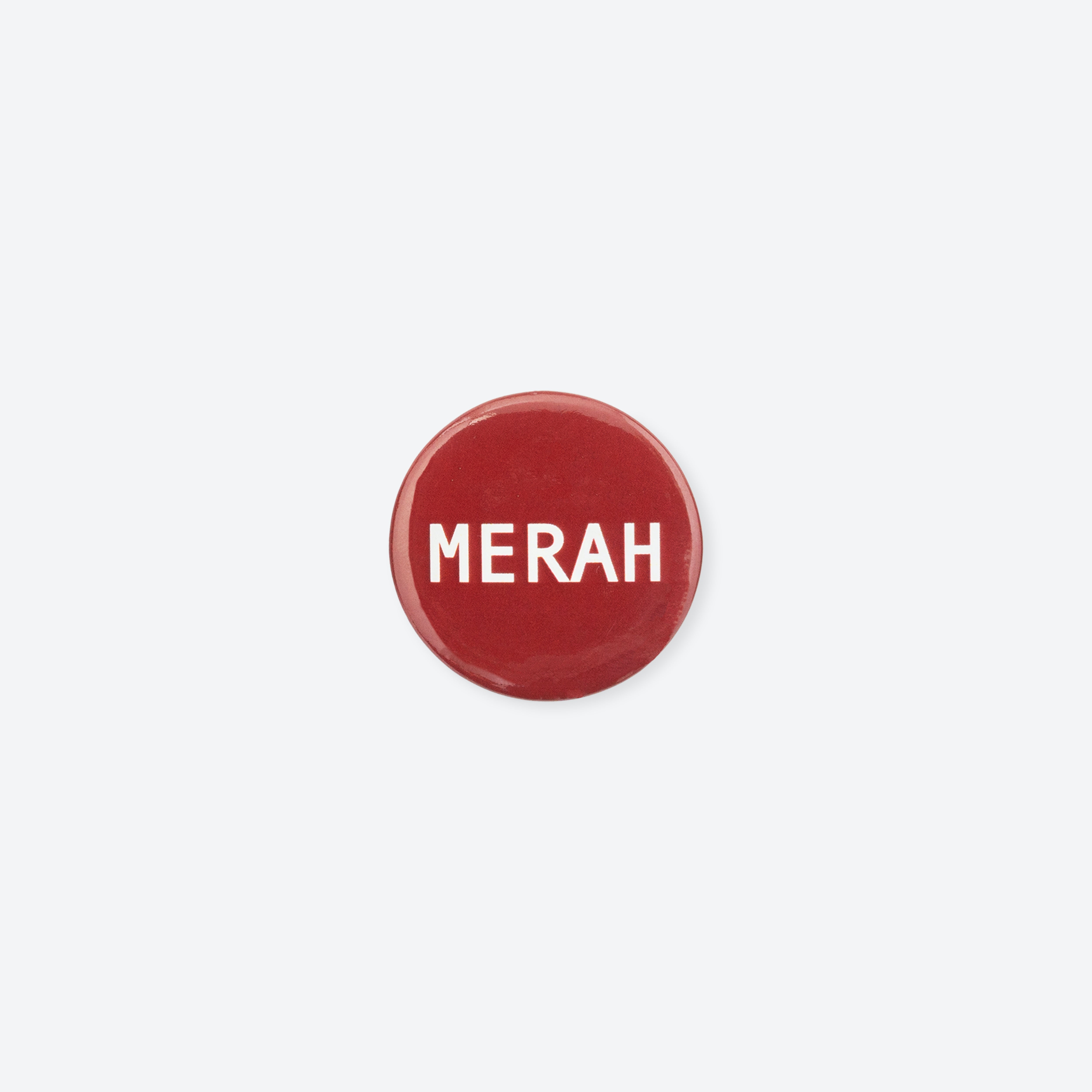 Merah Enamel Resin Pin - Red