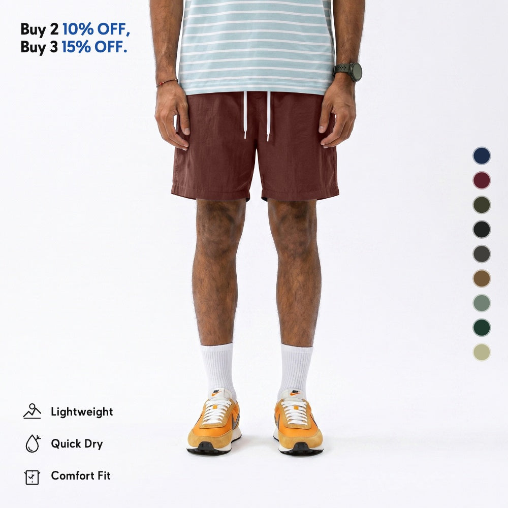 Everyday Short Pants - Maroon