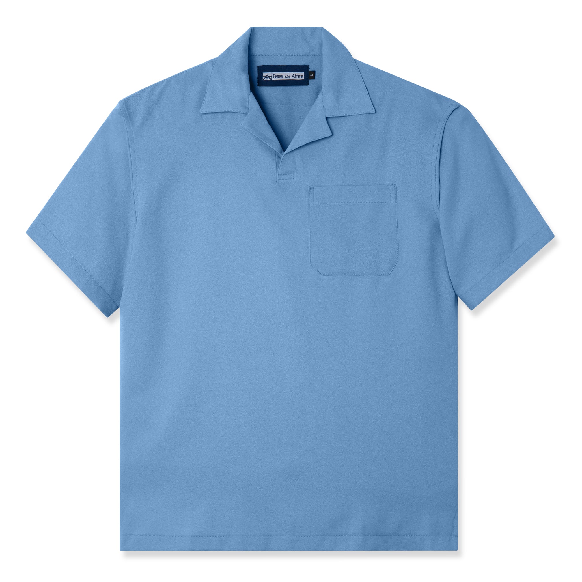 FACTORY SALE - French Ivy Polo Short Sleeve - Grey Blue