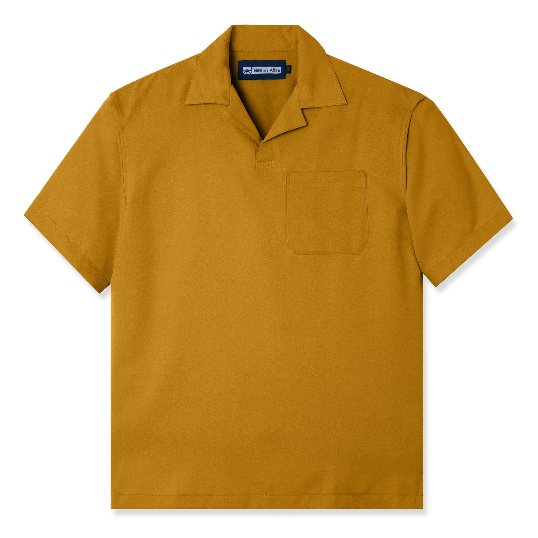 French Ivy Polo Short Sleeve - Dark Mustard