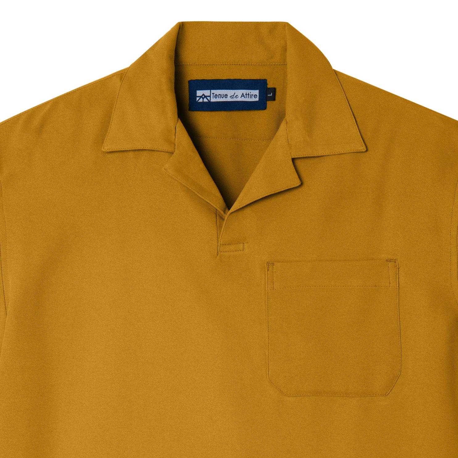 French Ivy Polo Short Sleeve - Dark Mustard