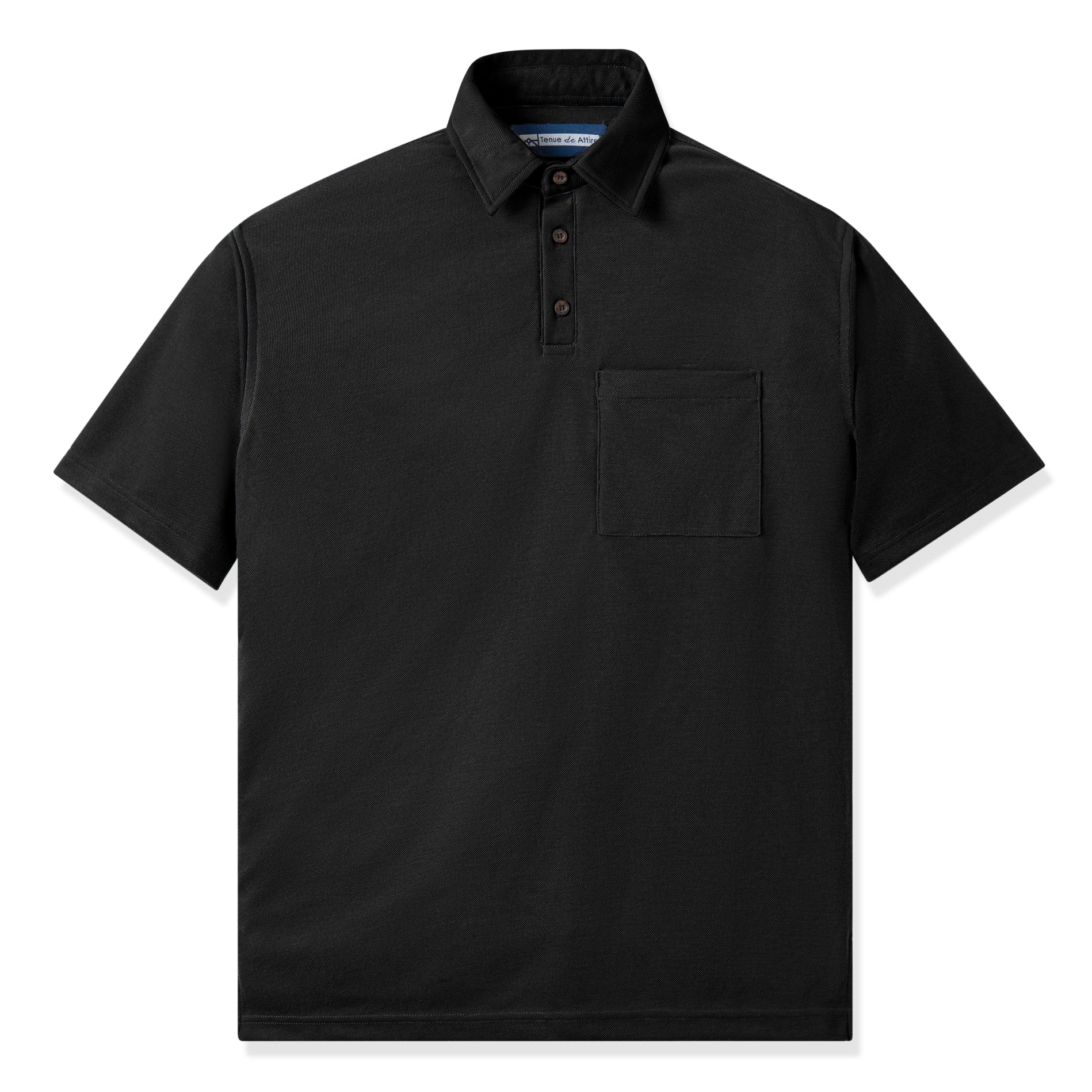 Parisian Polo Short Sleeve - Black