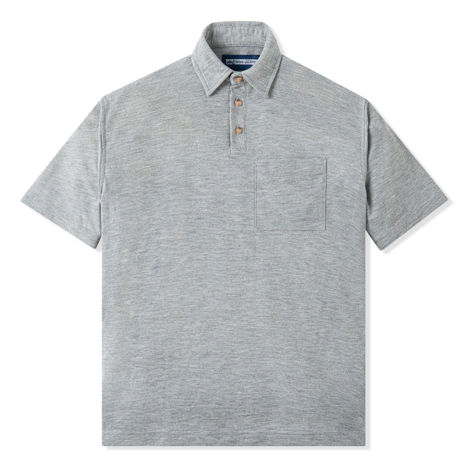 Parisian Polo Short Sleeve - Grey