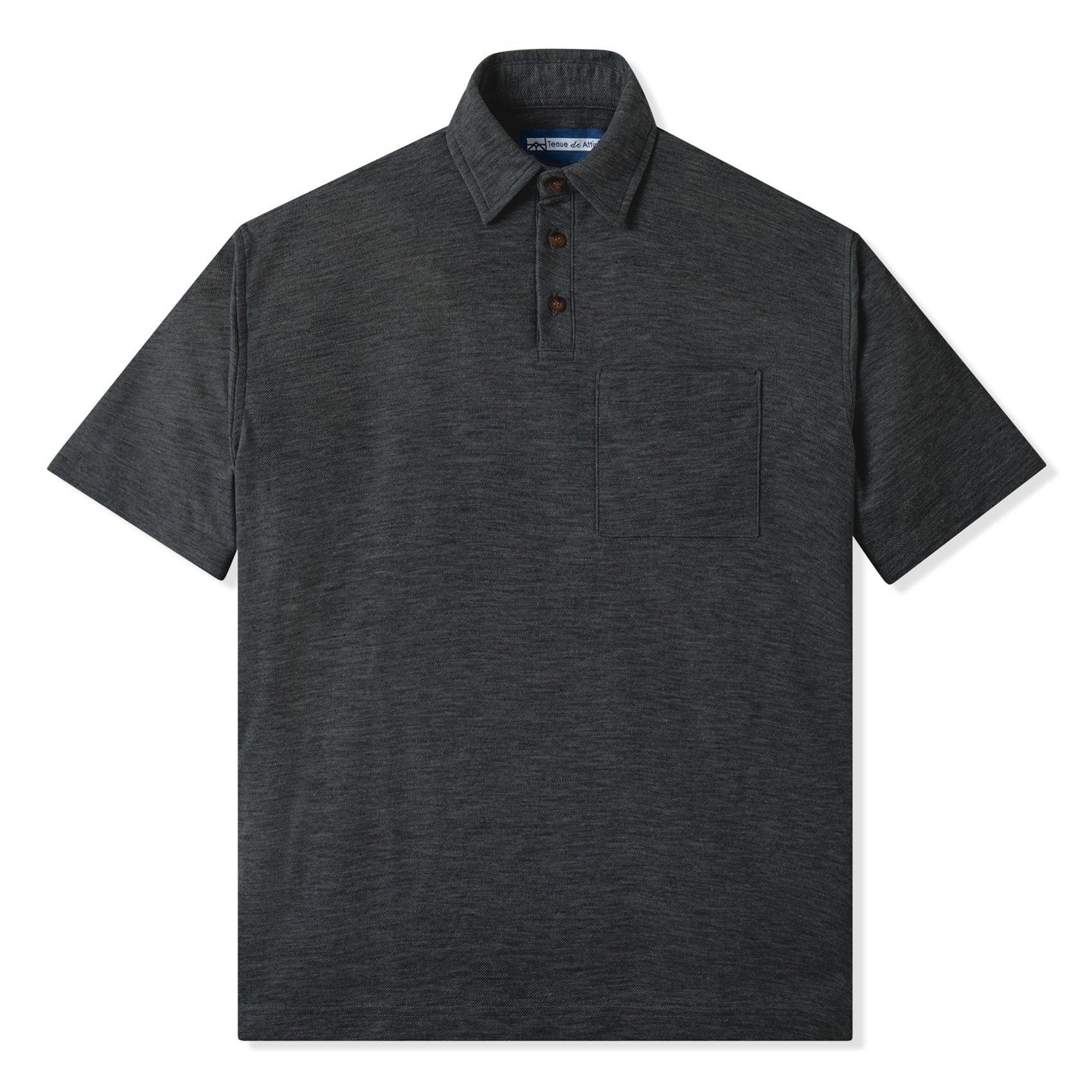 Parisian Polo Short Sleeve - Dark Grey