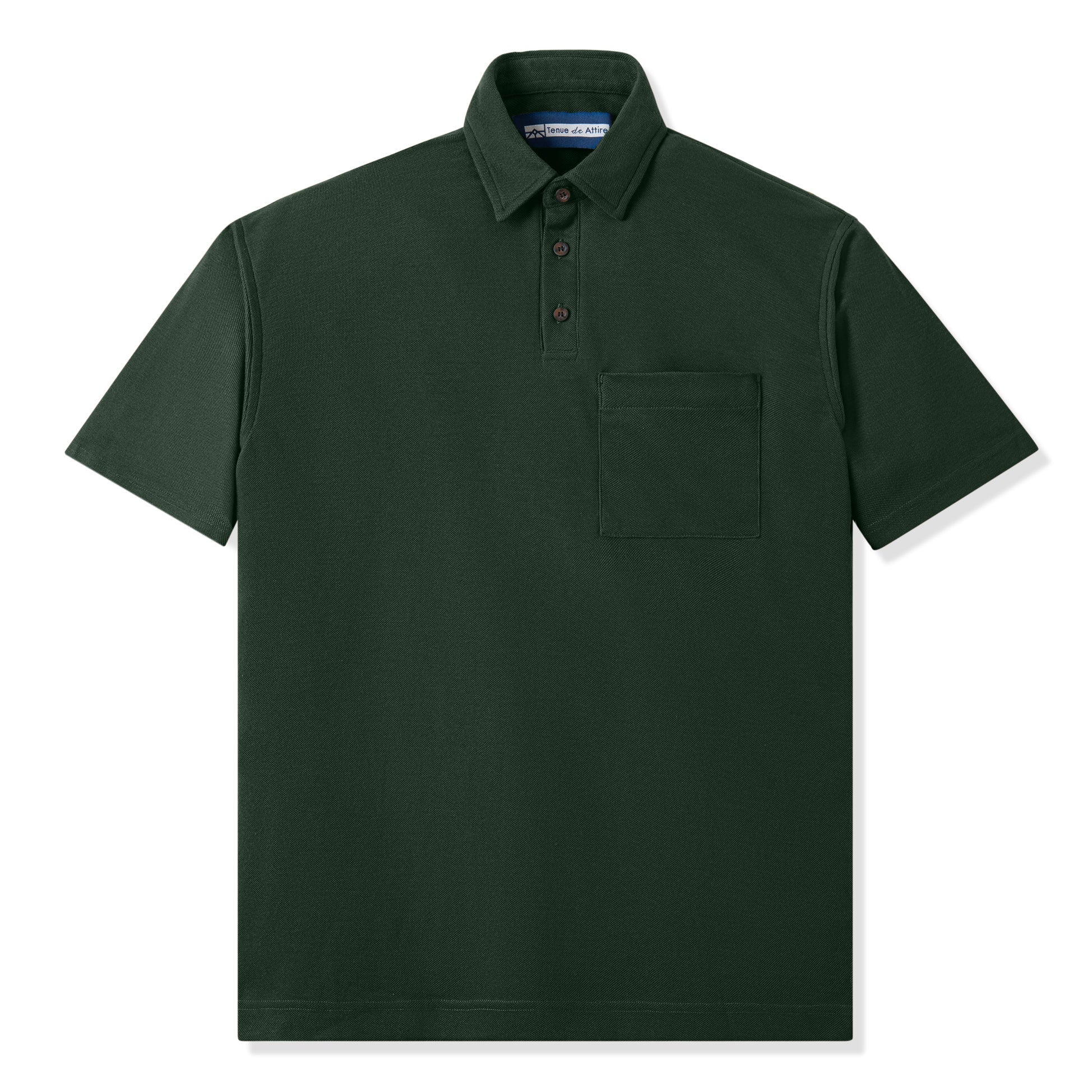 FACTORY SALE - Parisian Polo Short Sleeve - Deep Green