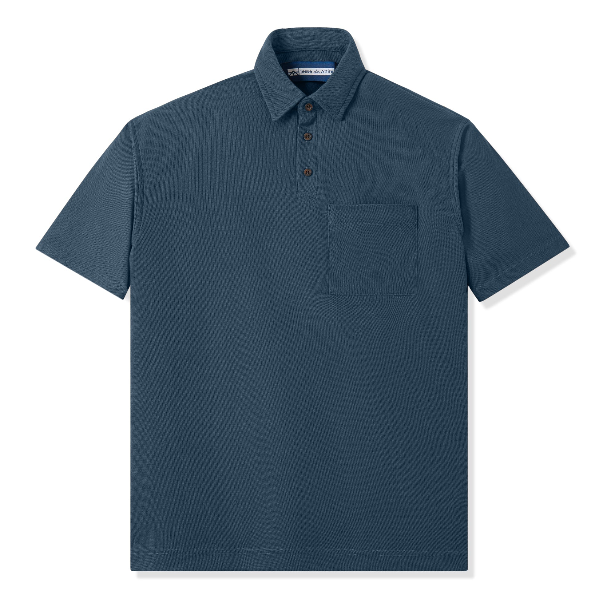 FACTORY SALE - Parisian Polo Short Sleeve - Blue