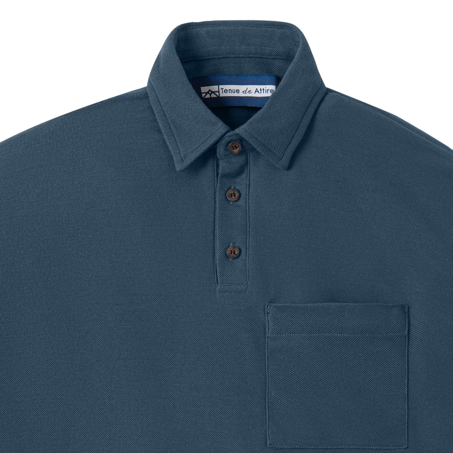 FACTORY SALE - Parisian Polo Short Sleeve - Blue