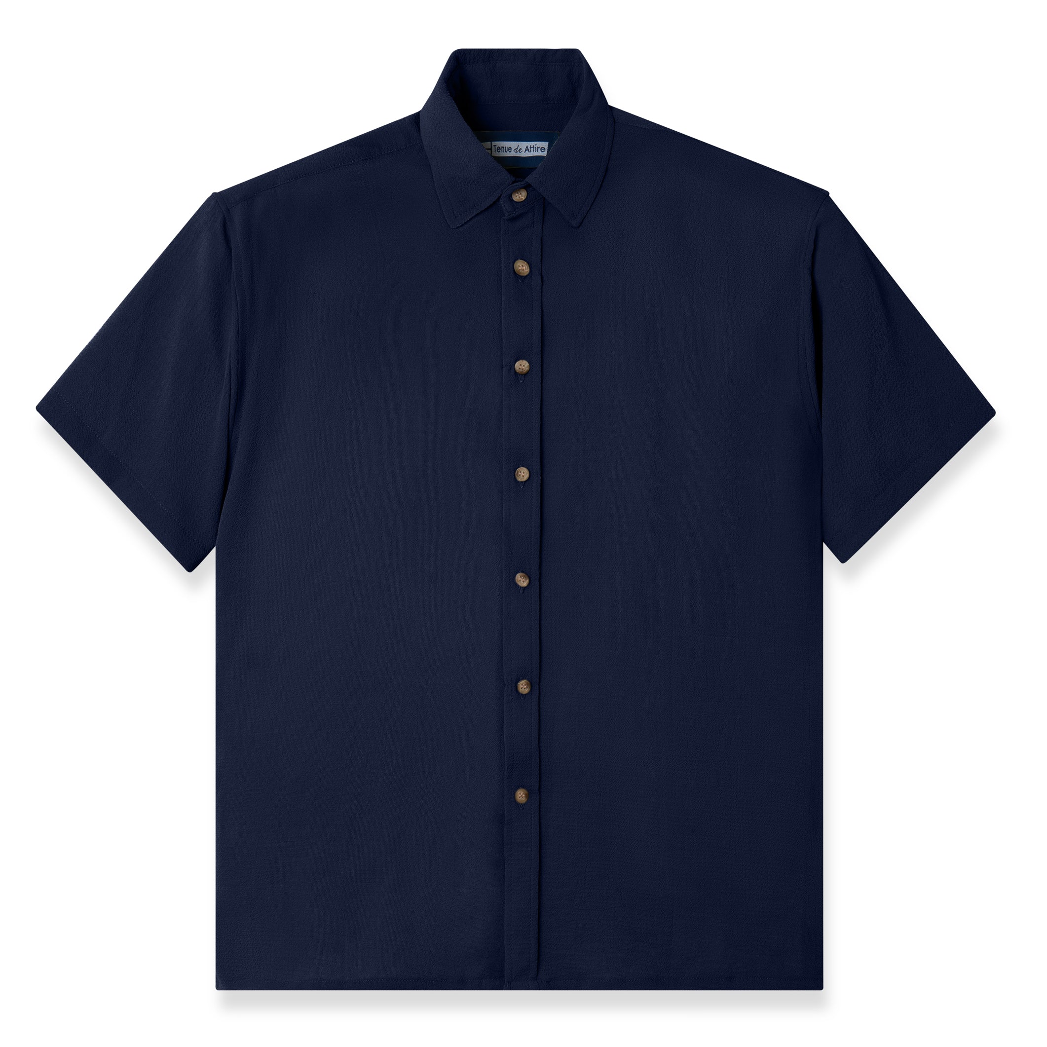 French Ivy Crinkle Short Sleeve - Navy