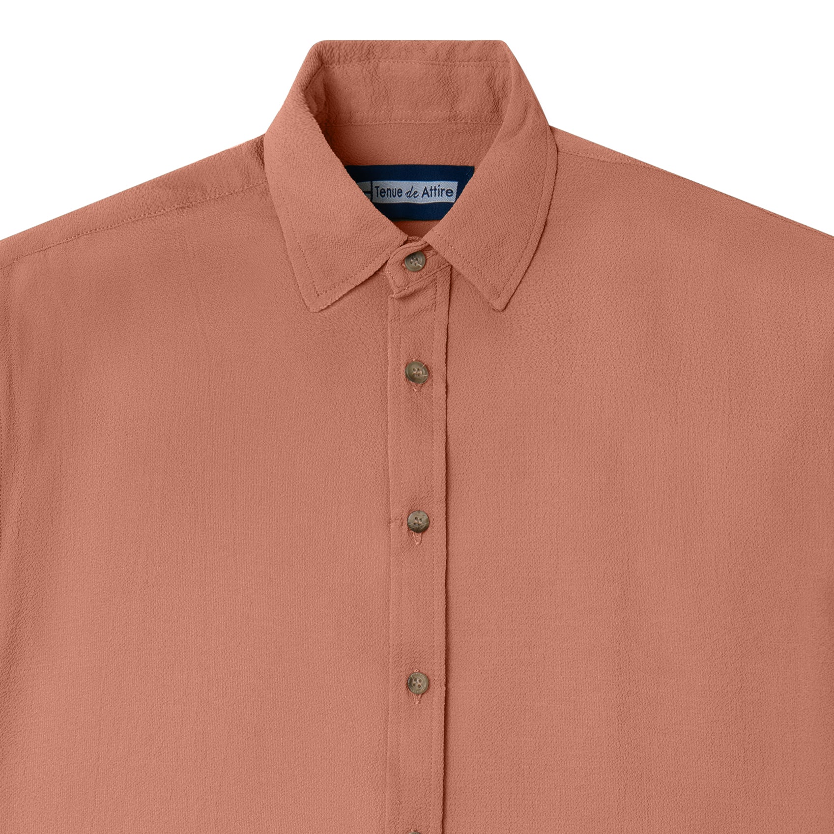 French Ivy Crinkle Short Sleeve - Salmon