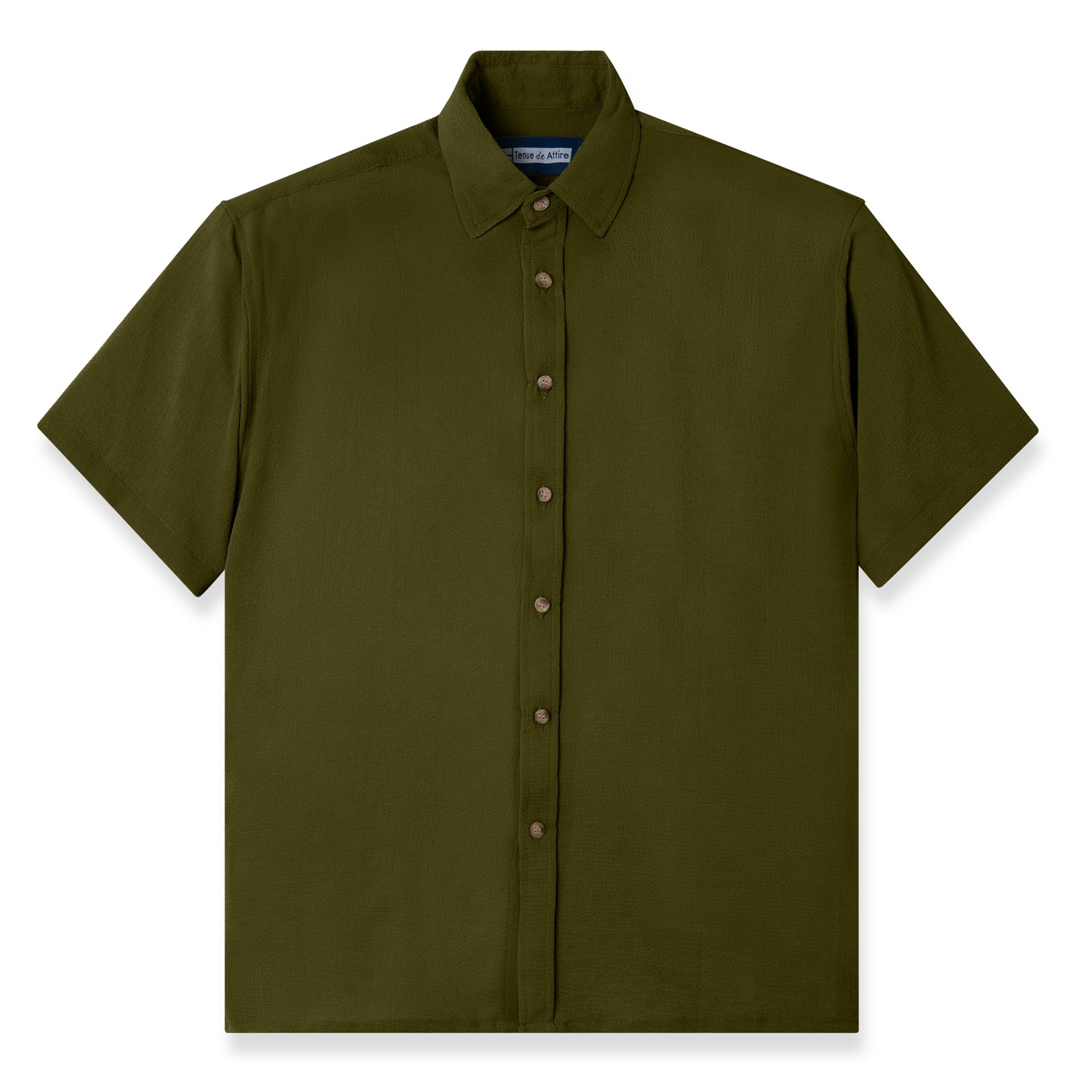 French Ivy Crinkle Short Sleeve - Army