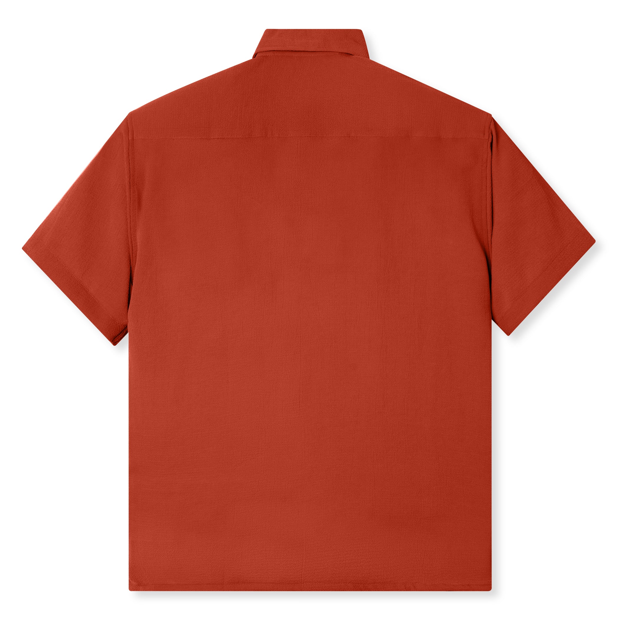 French Ivy Crinkle Short Sleeve - Brick