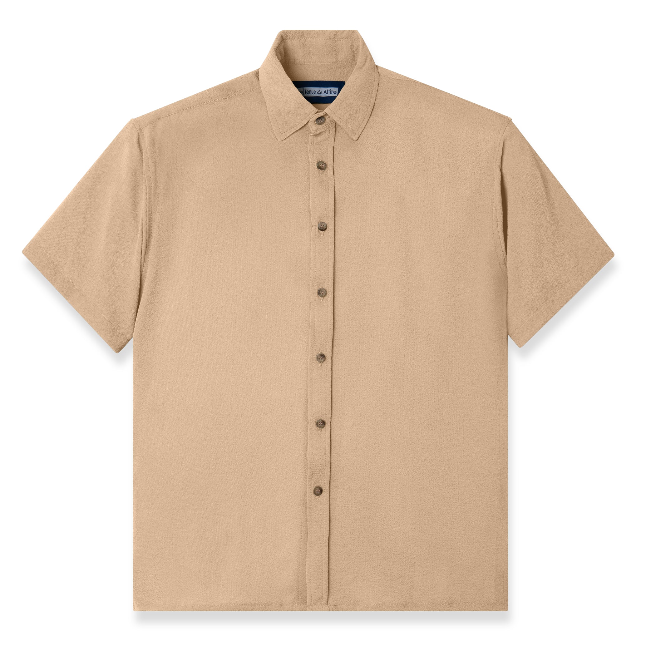 French Ivy Crinkle Short Sleeve - Cream