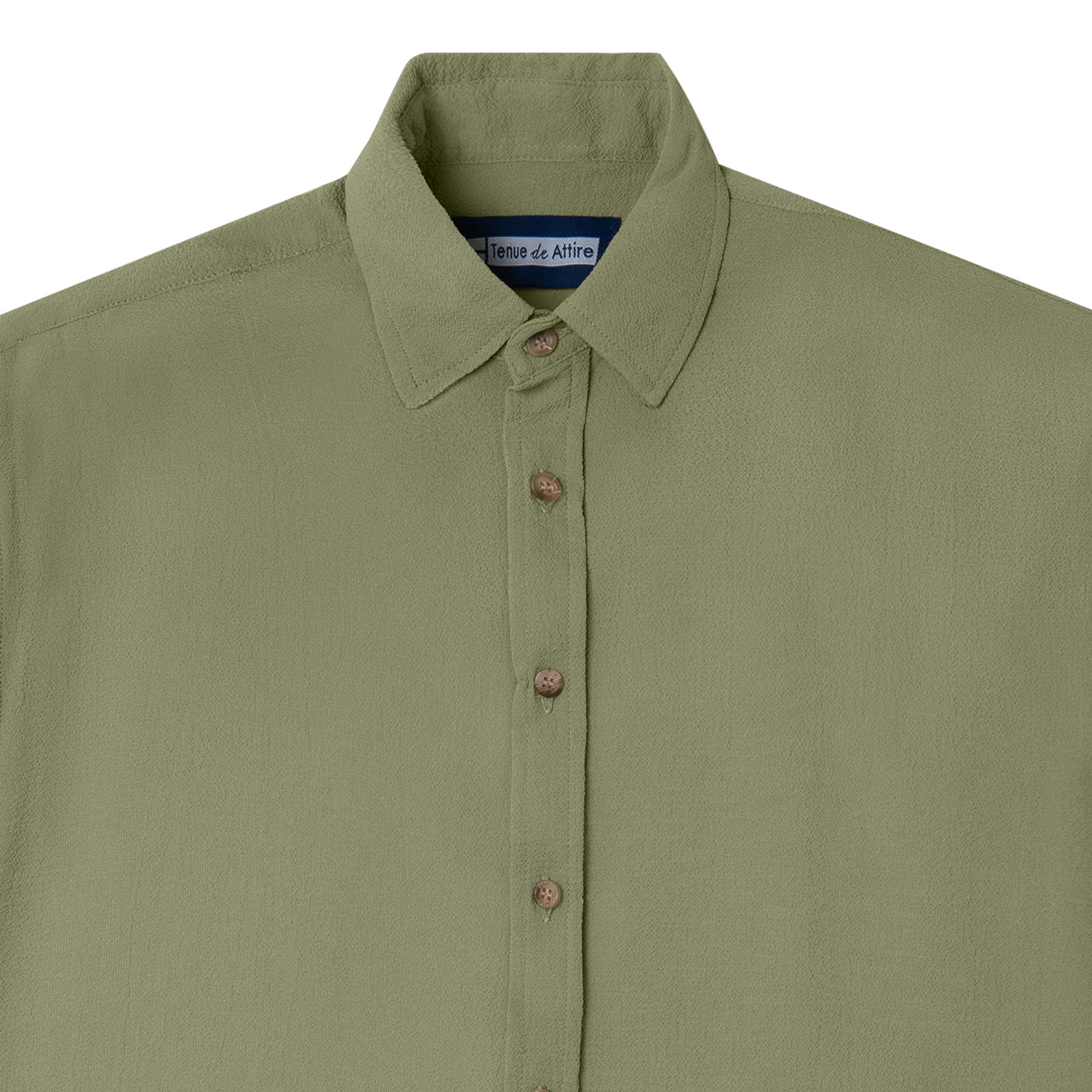 French Ivy Crinkle Short Sleeve - Soft Olive