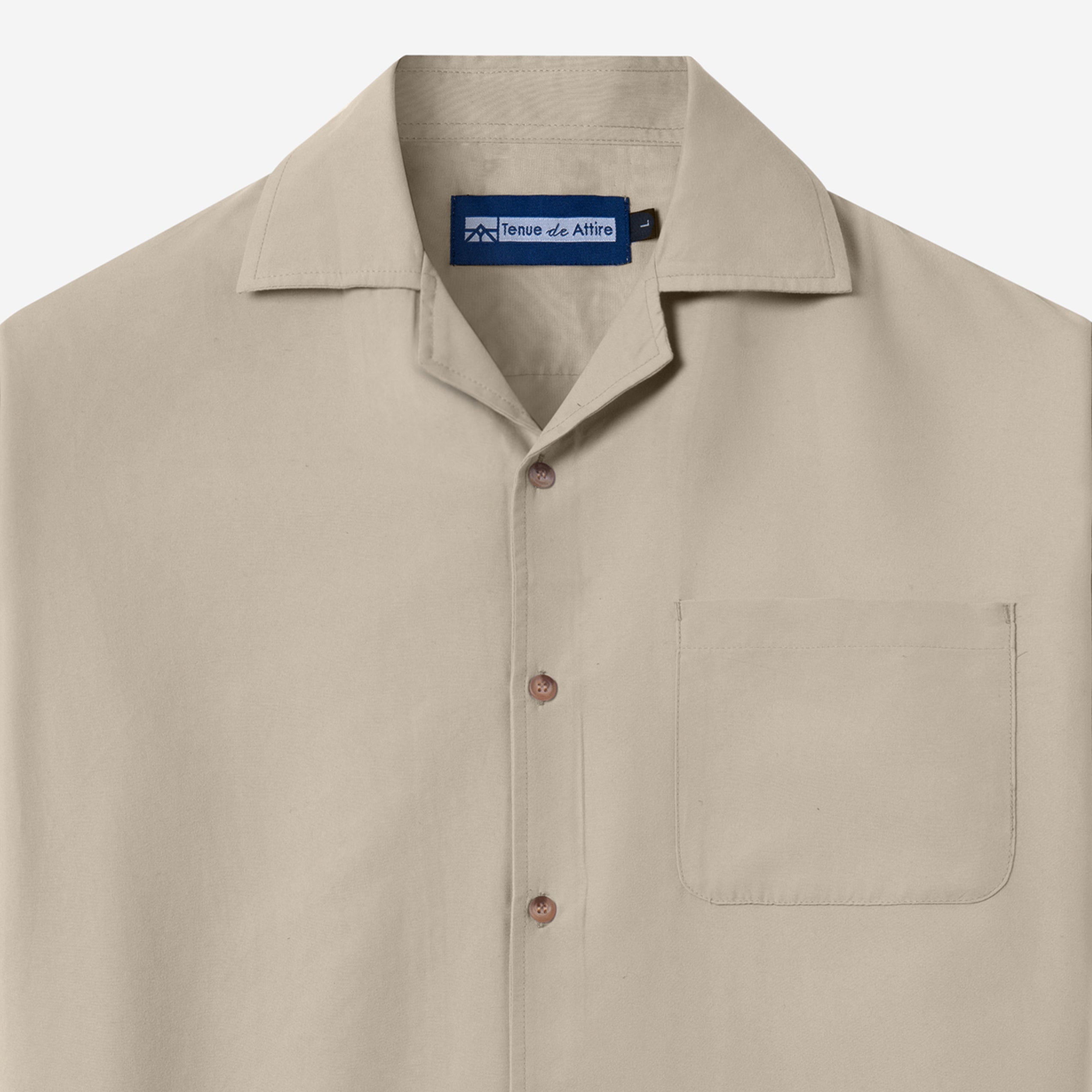 FACTORY SALE - CREMA Camp Collar - Cream