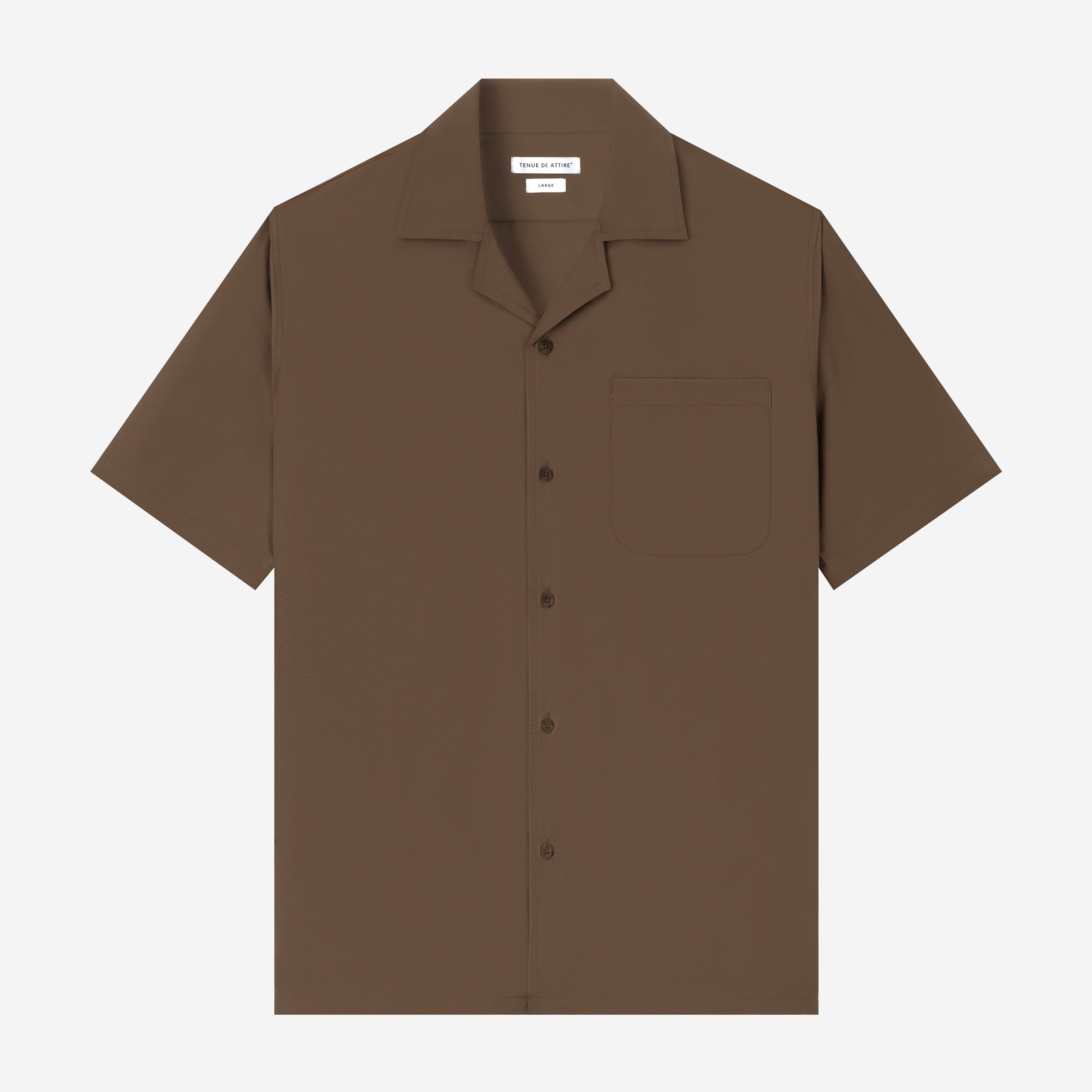 CREMA Camp Collar - Dark Brown
