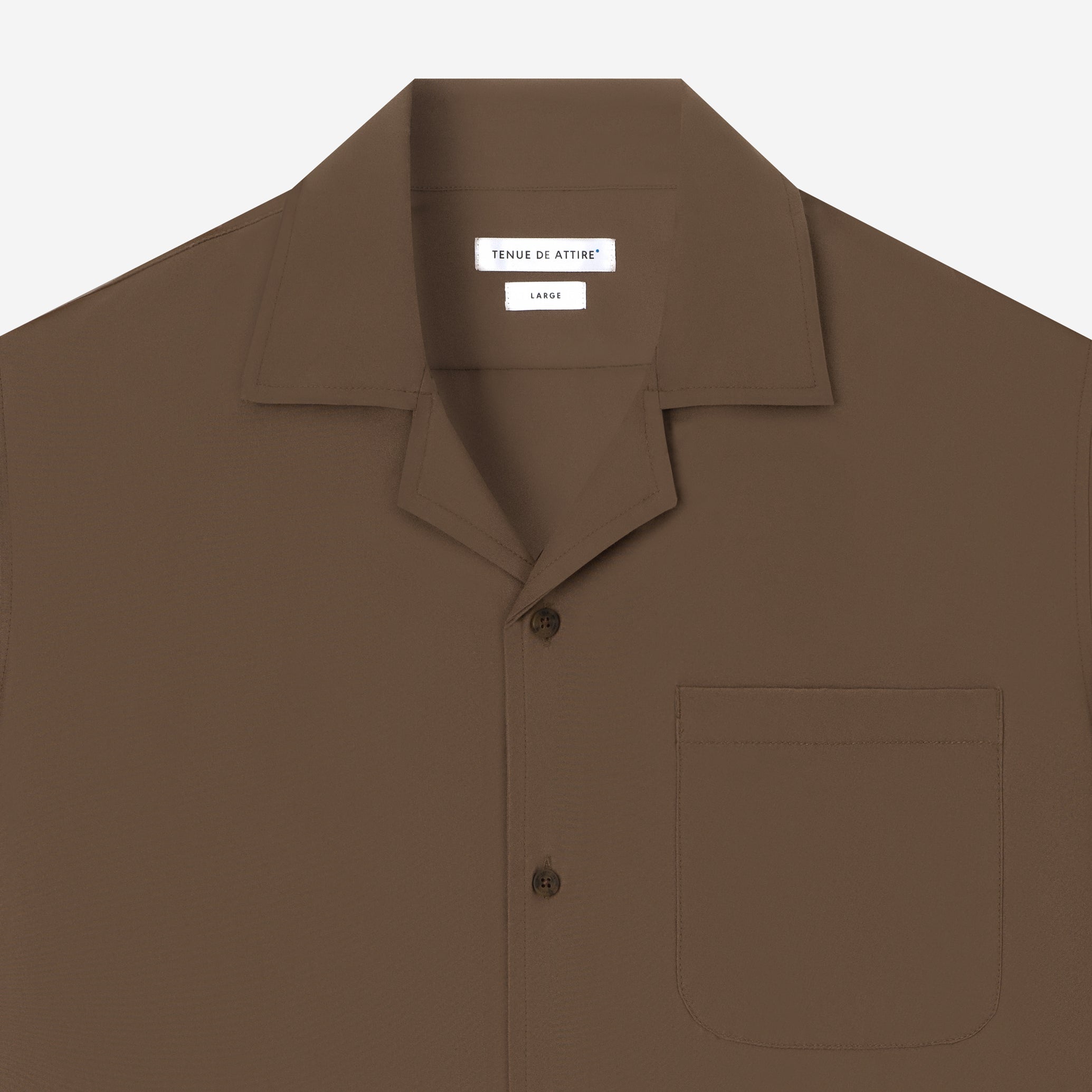 CREMA Camp Collar - Dark Brown
