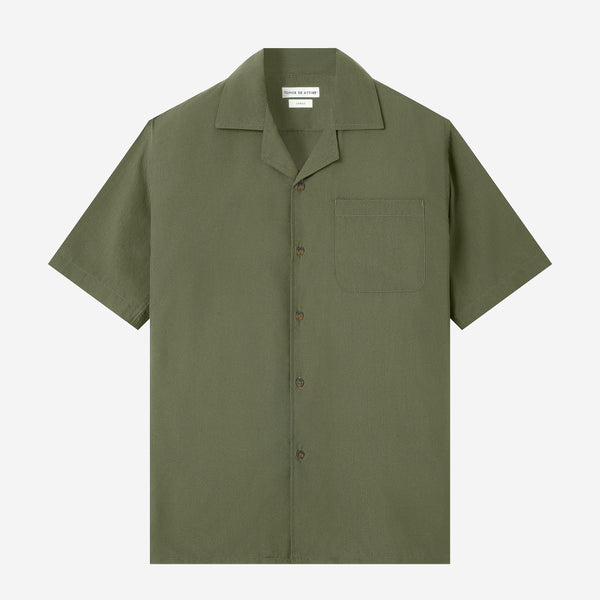 CREMA Camp Collar - Dark Green