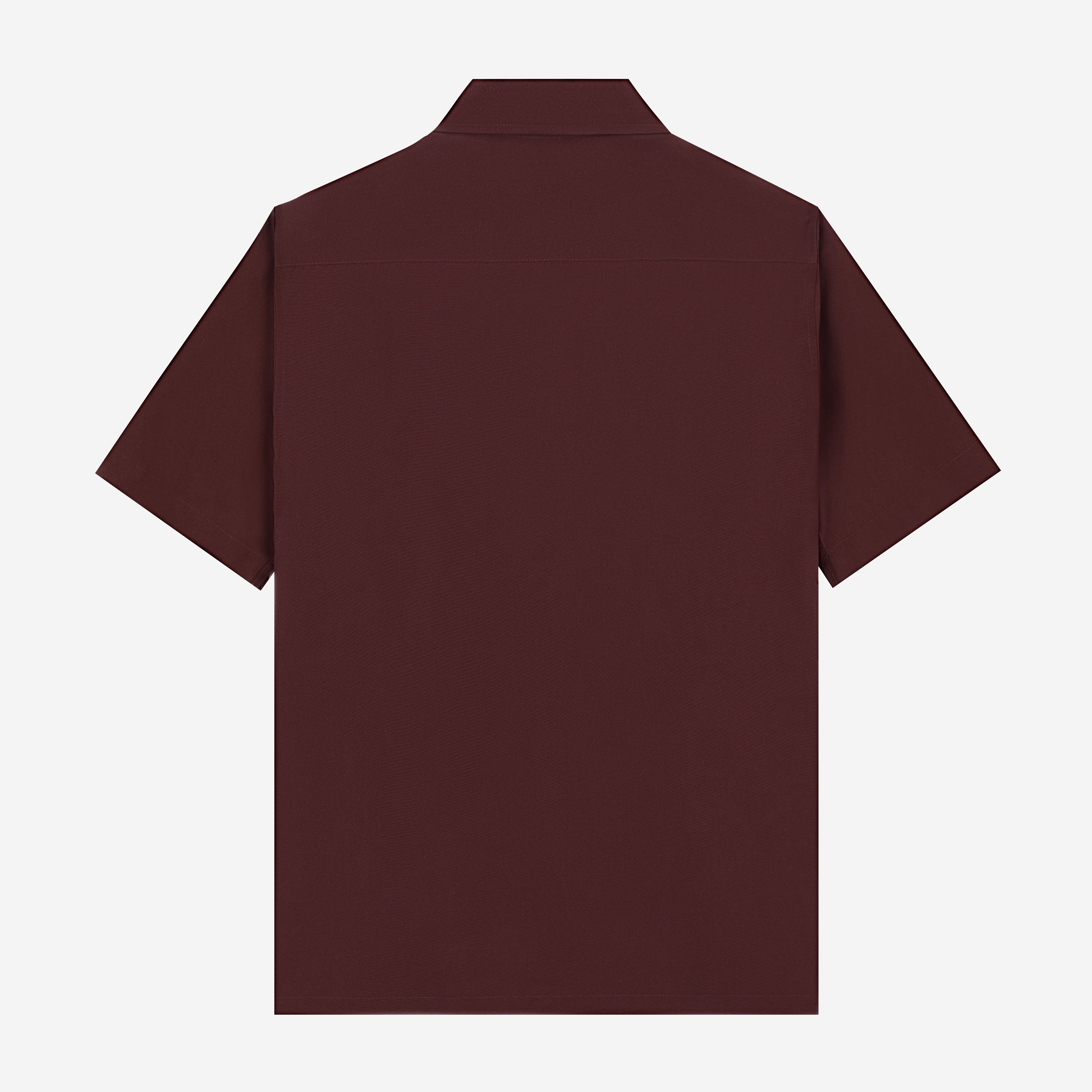 CREMA Camp Collar - Burgundy