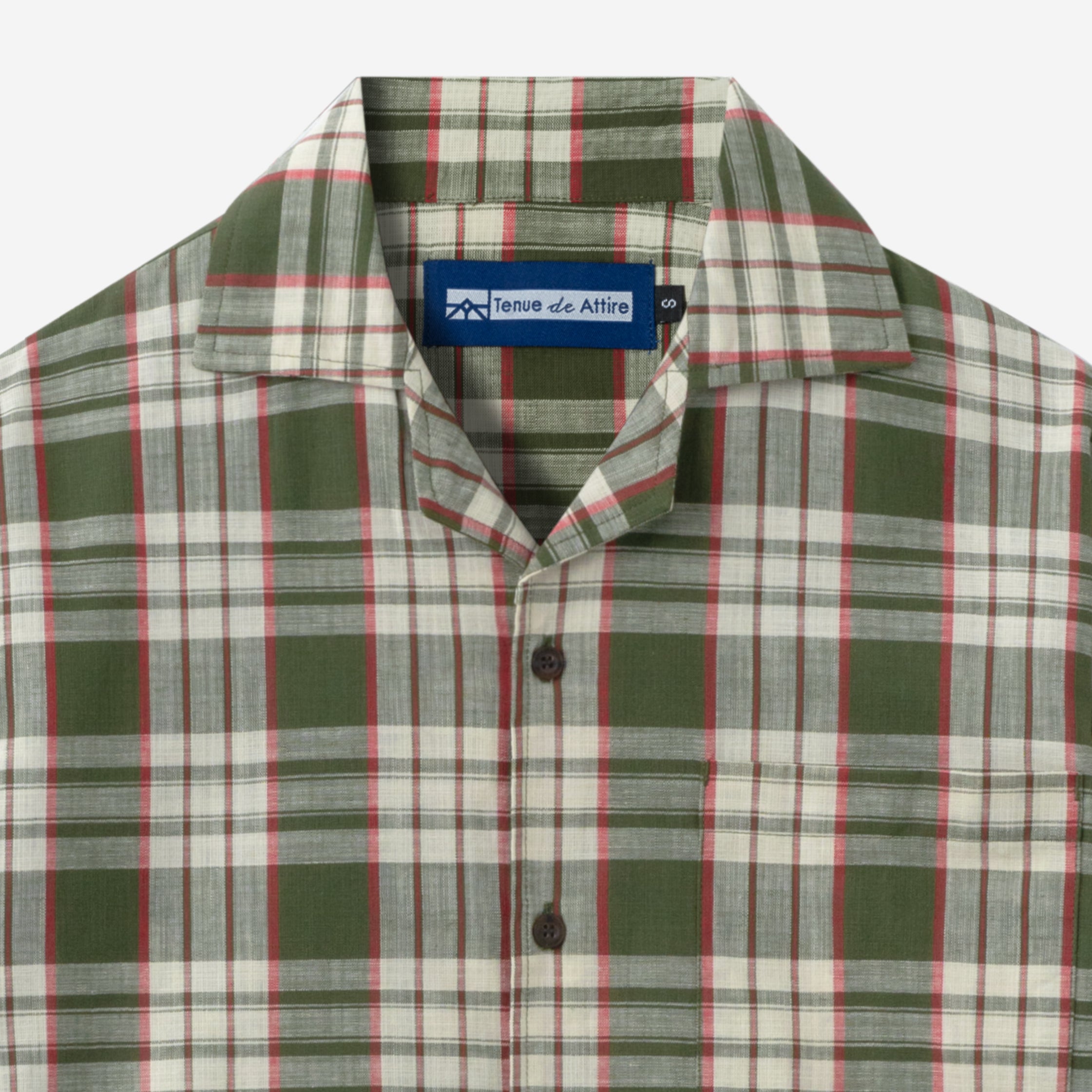 Artiste Camp Collar - Olive Red