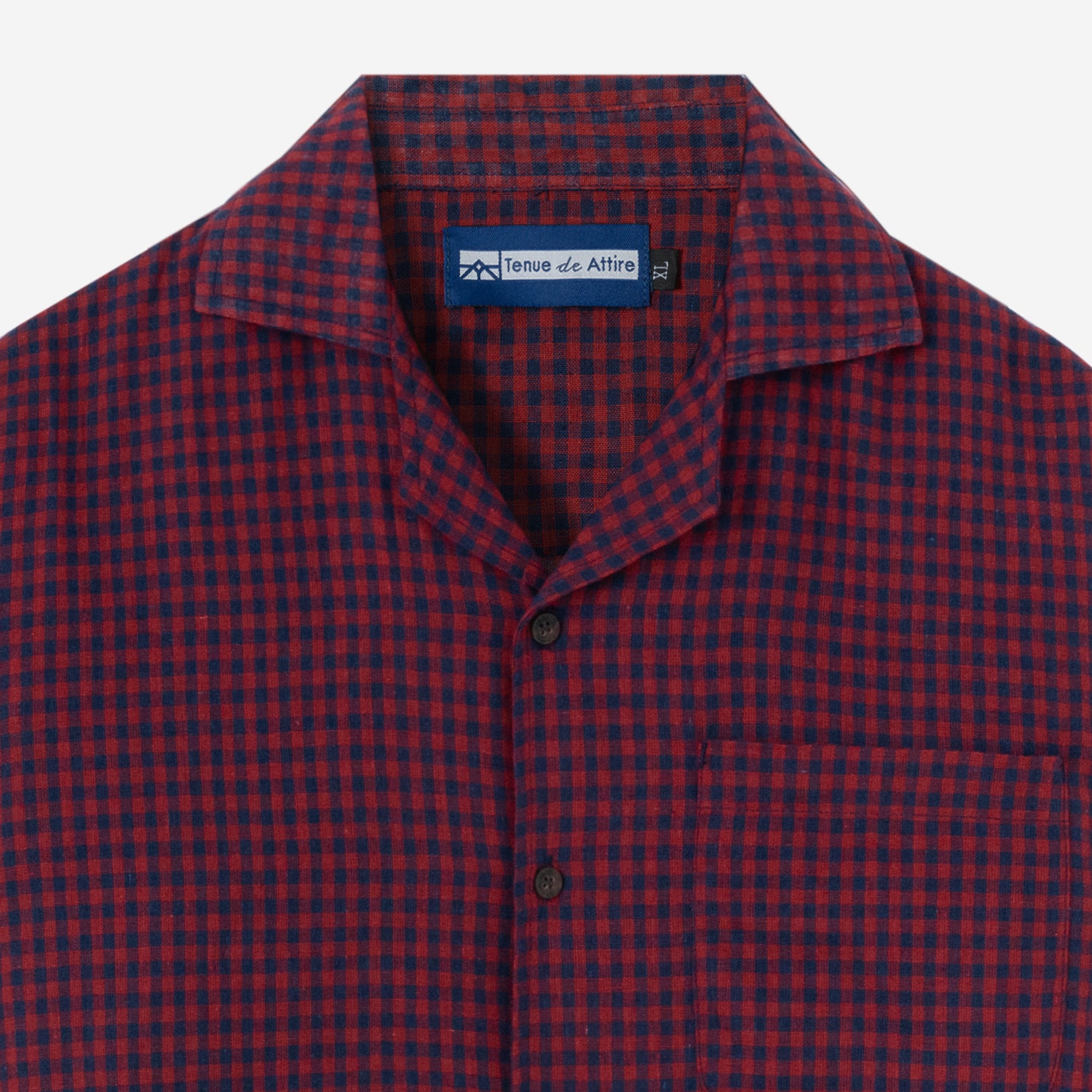 Artiste Camp Collar - Red Navy