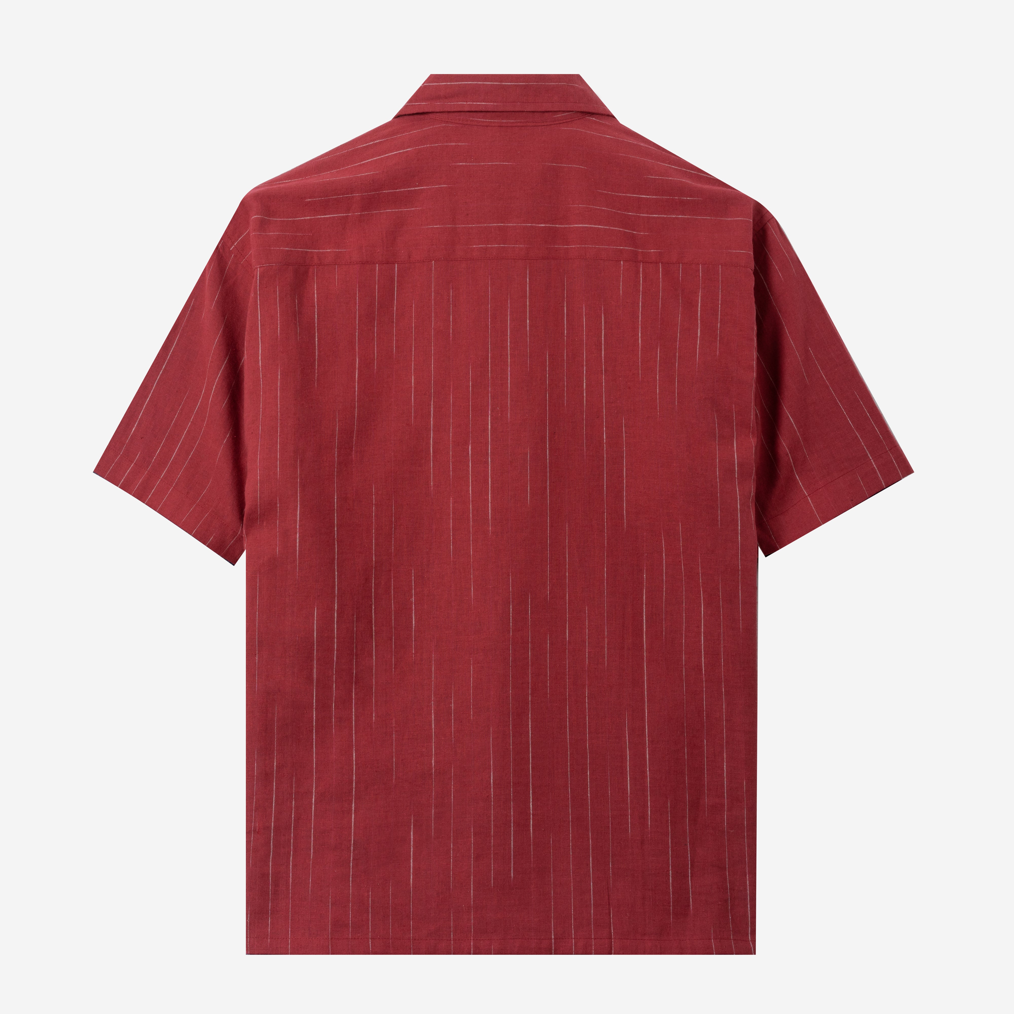 Artiste Camp Collar - Red White