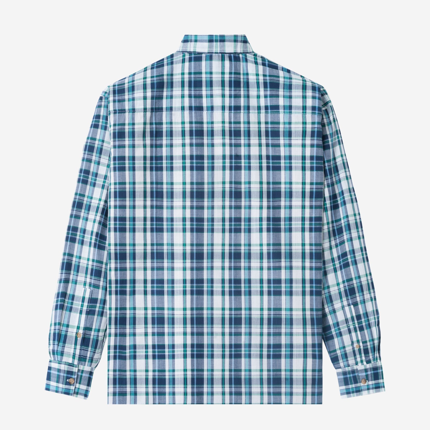 FACTORY SALE - Anyday Long Sleeve Shirt - Navy Green White