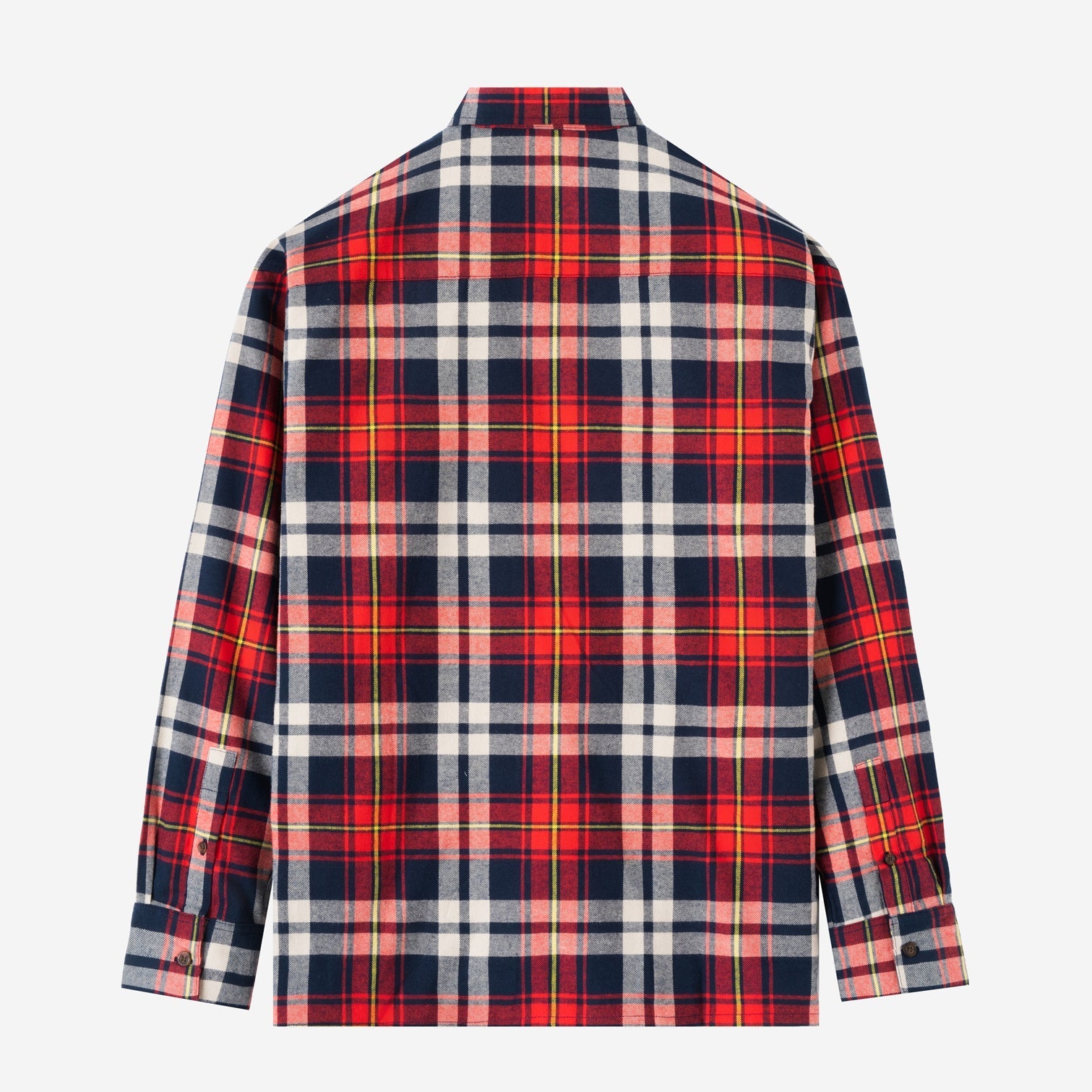 FACTORY SALE - College Days Long Sleeve Plaid Shirt - Red White
