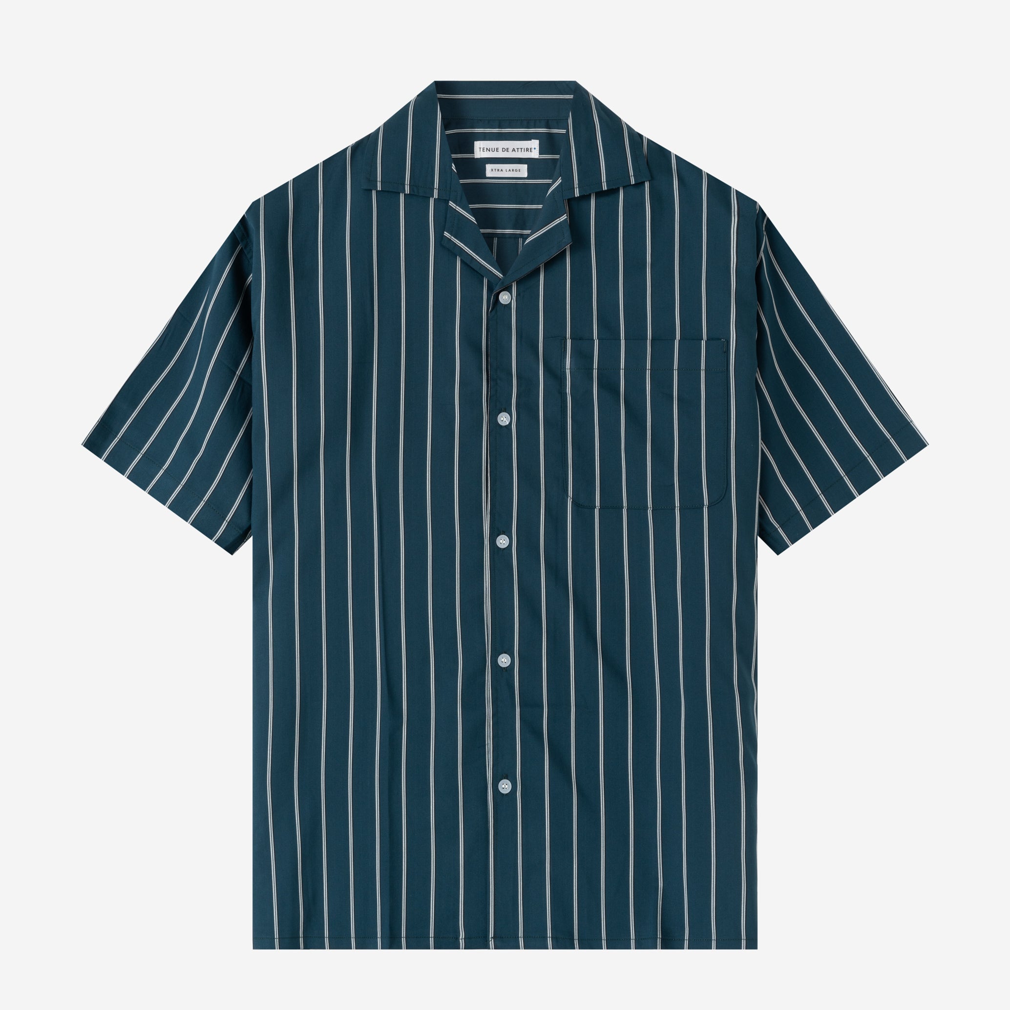 Kemeja Bowling Lengan Pendek