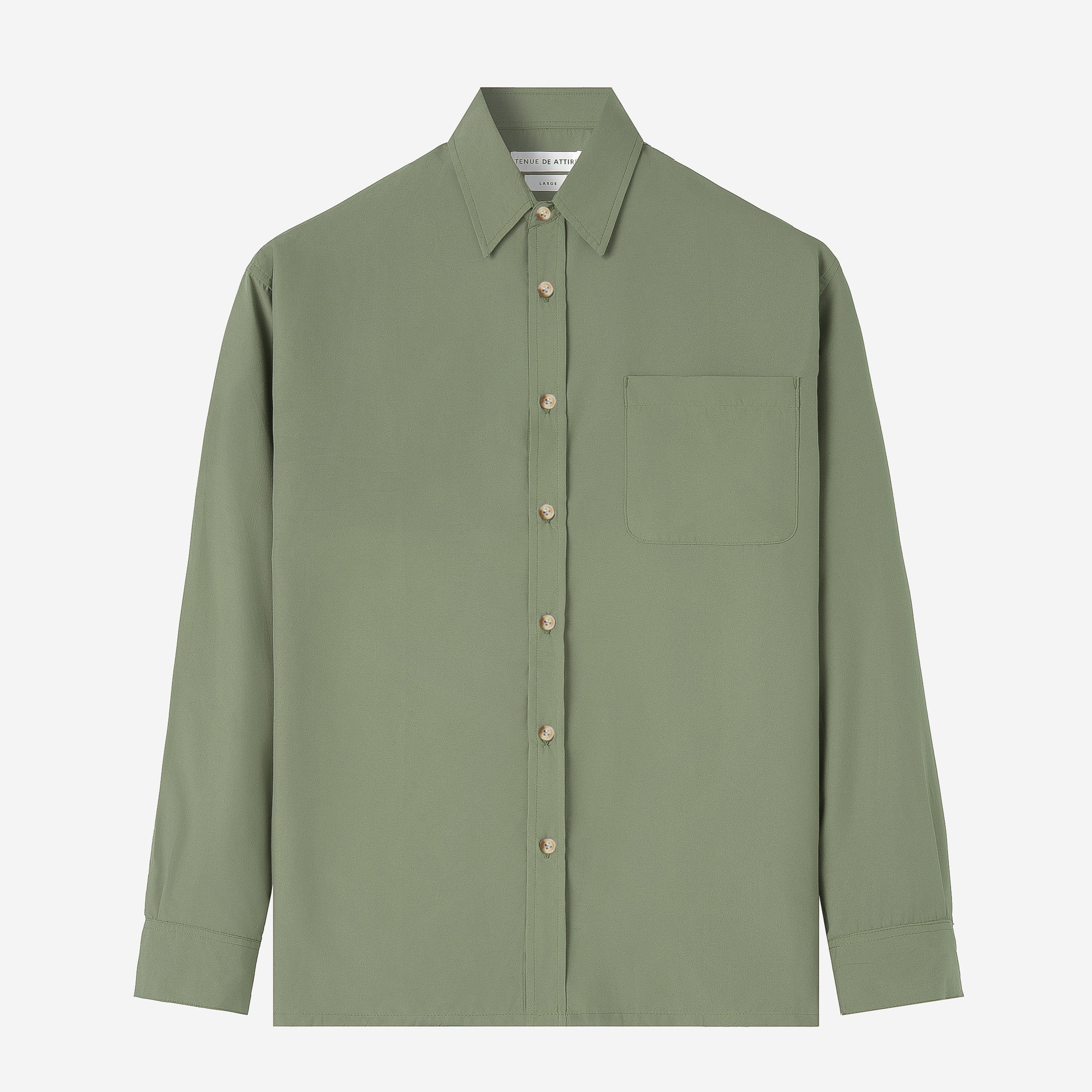 FACTORY SALE - CREMA Long Sleeve - Frosty Green