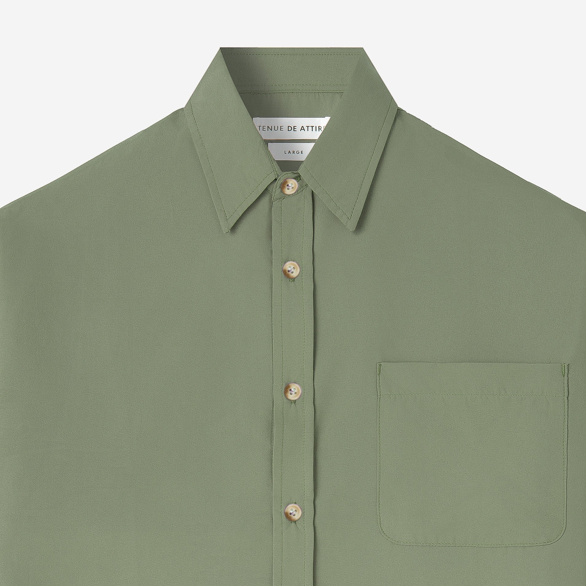 FACTORY SALE - CREMA Long Sleeve - Frosty Green