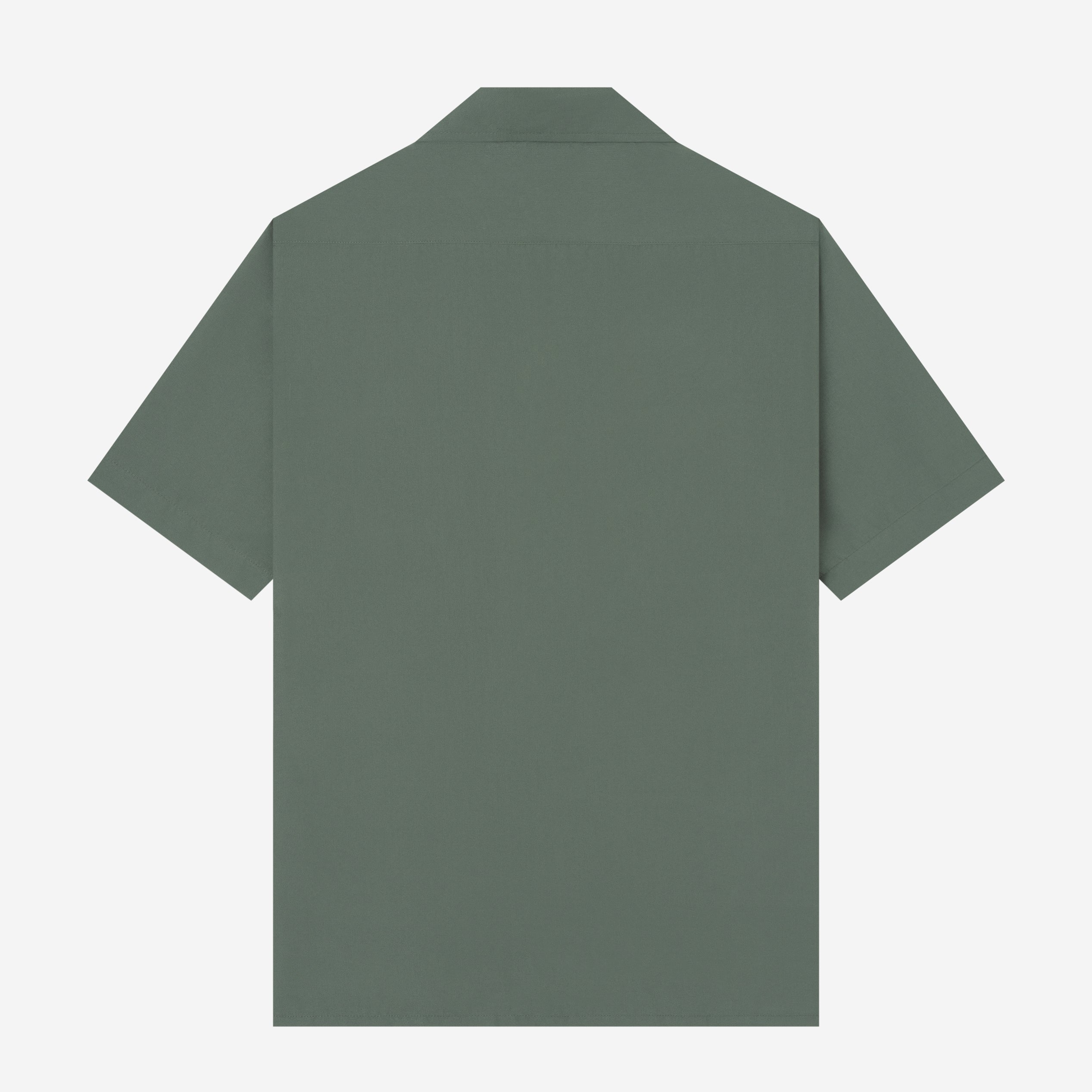 CREMA Camp Collar - Olive Green