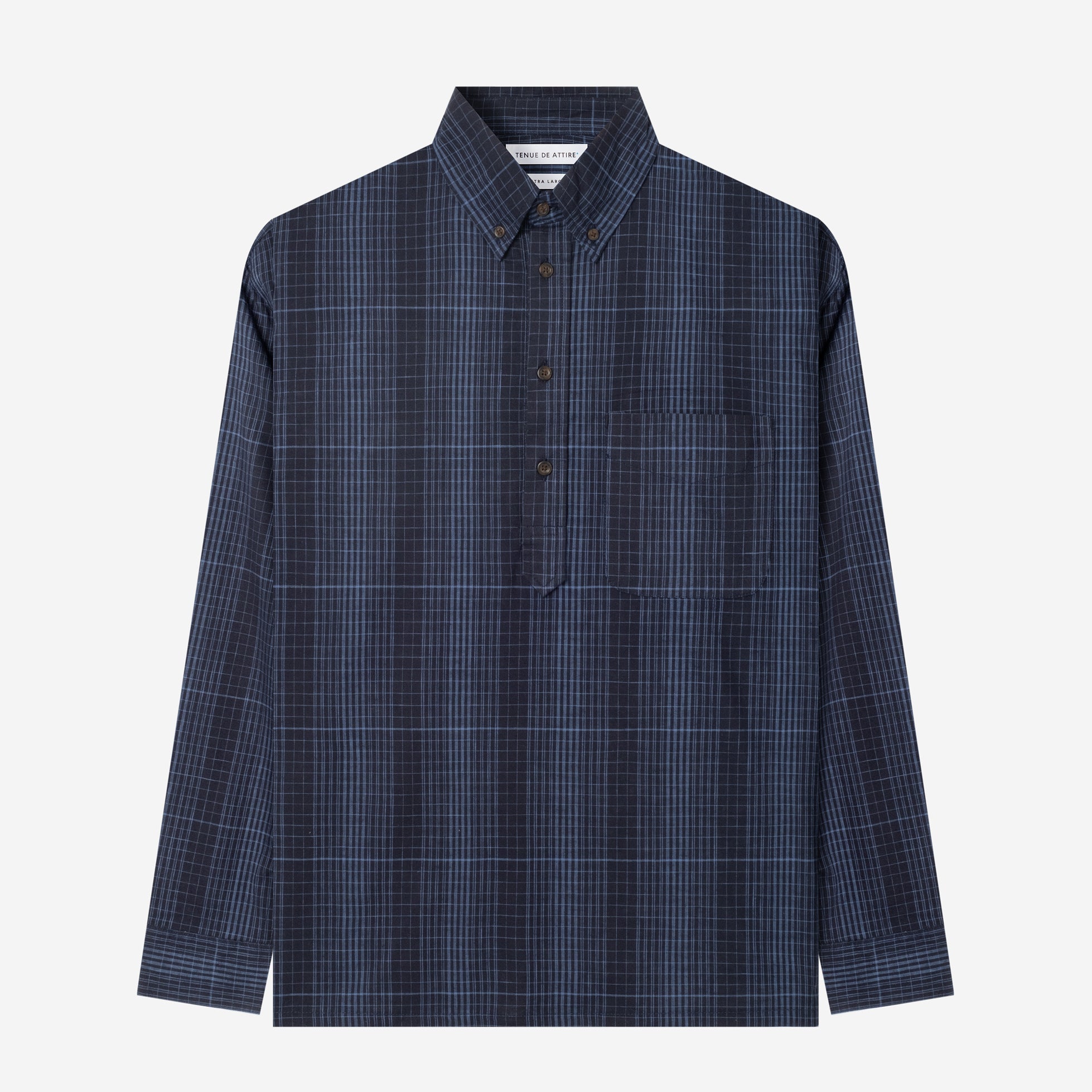 Kemeja Polo Lengan Panjang