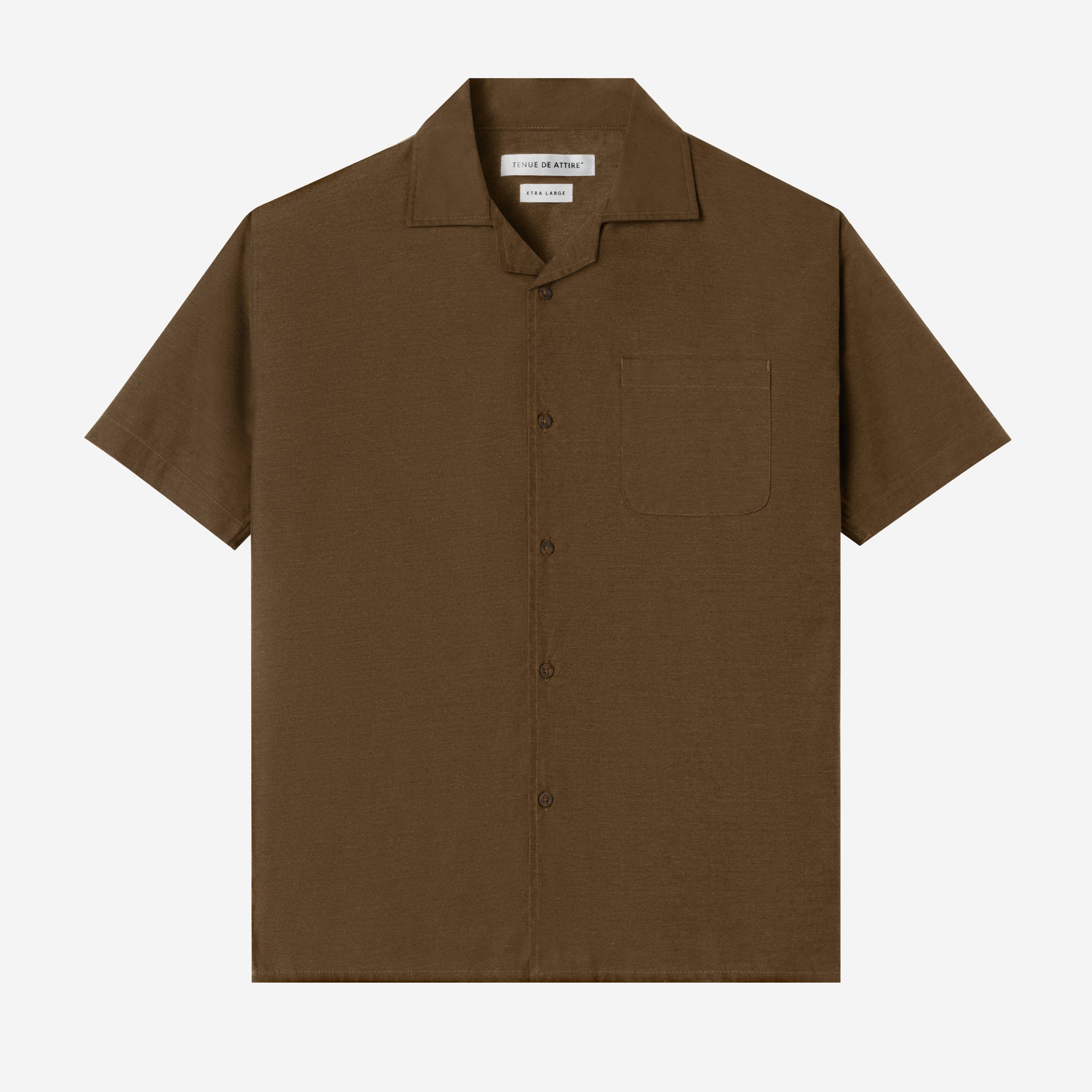 Day to Day Camp Collar Short Sleeve Shirt - Olive