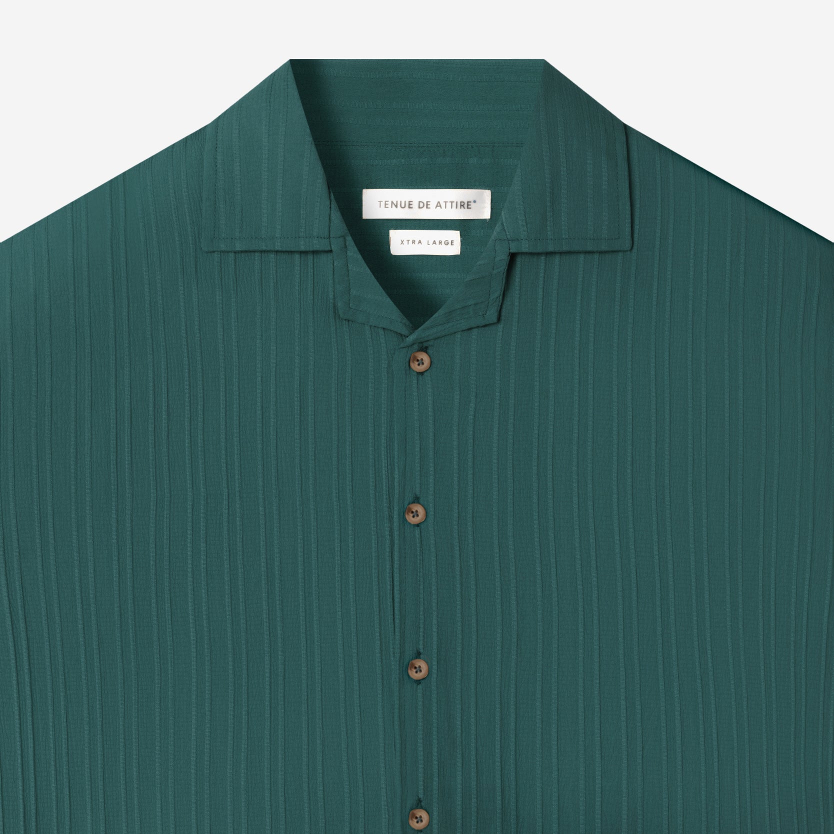 Day to Day Camp Collar Two Pockets Striped Short Sleeve Shirt - Turquoise