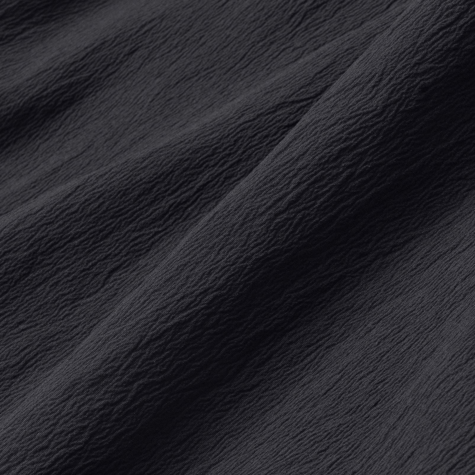 Le Ramdane Band Collar Hidden Button Long Sleeve Shirt - Dark Grey