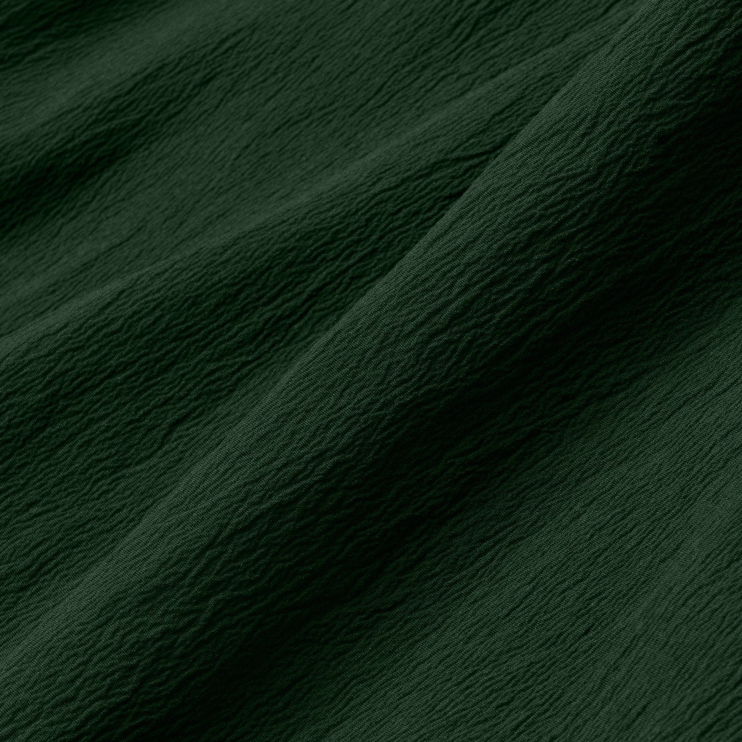 Le Ramdane Band Collar Hidden Button Long Sleeve Shirt - Green