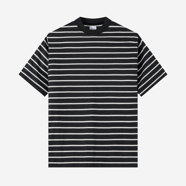 Everyday Stripes Tees - Black White