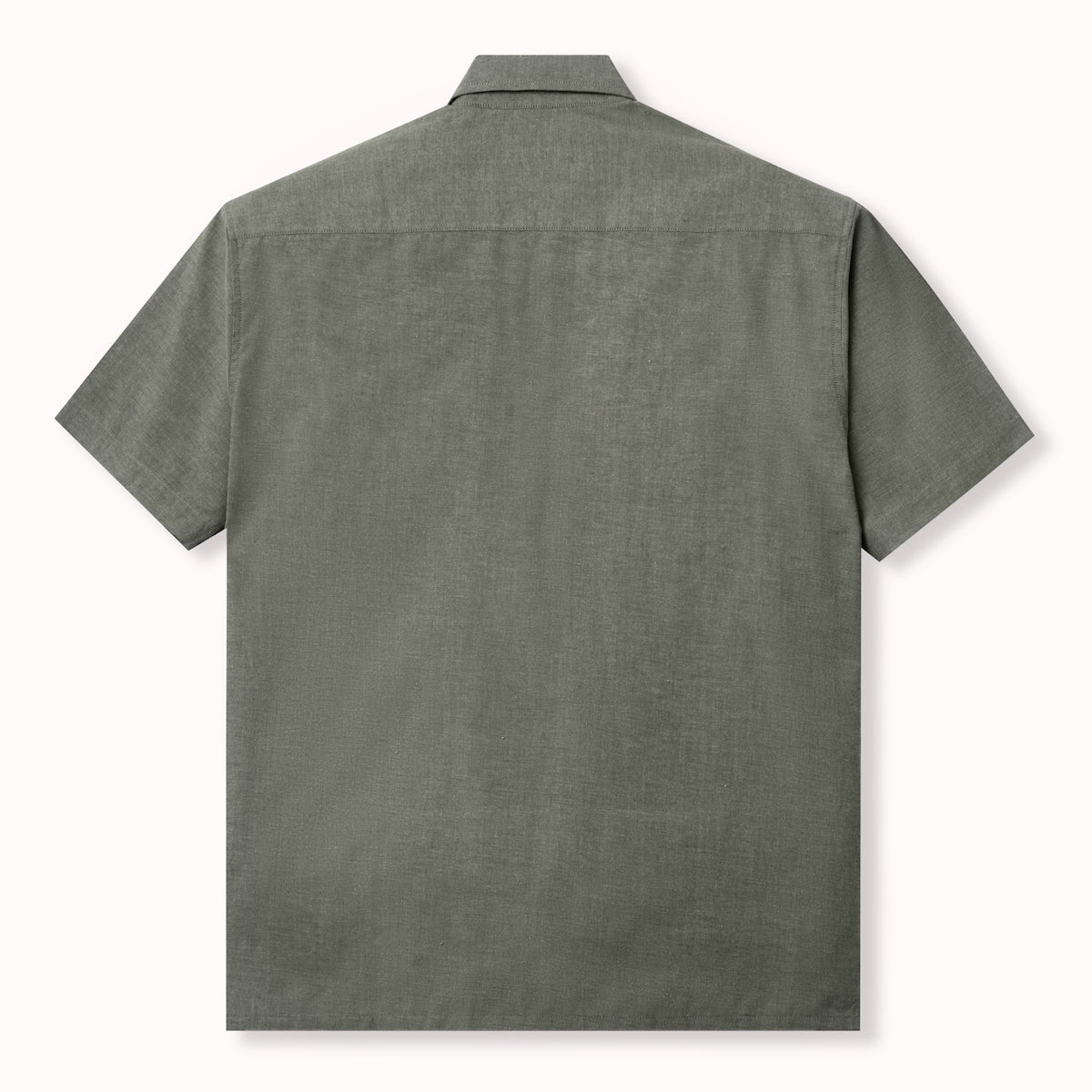 FACTORY SALE - Parisian Oxford Short Sleeve Shirt - Dark Green