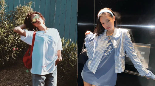 Mix & Match Kaos Oversized Wanita a La Artis Indonesia hingga Korea