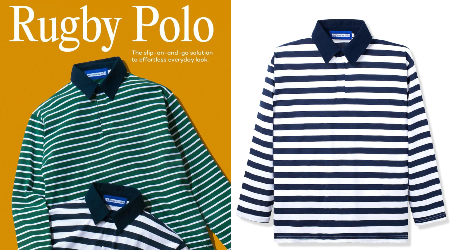 Tenue de Attire Luncurkan Koleksi Klasik Perpaduan Polo Shirt & Blouse Bermotif Stripes