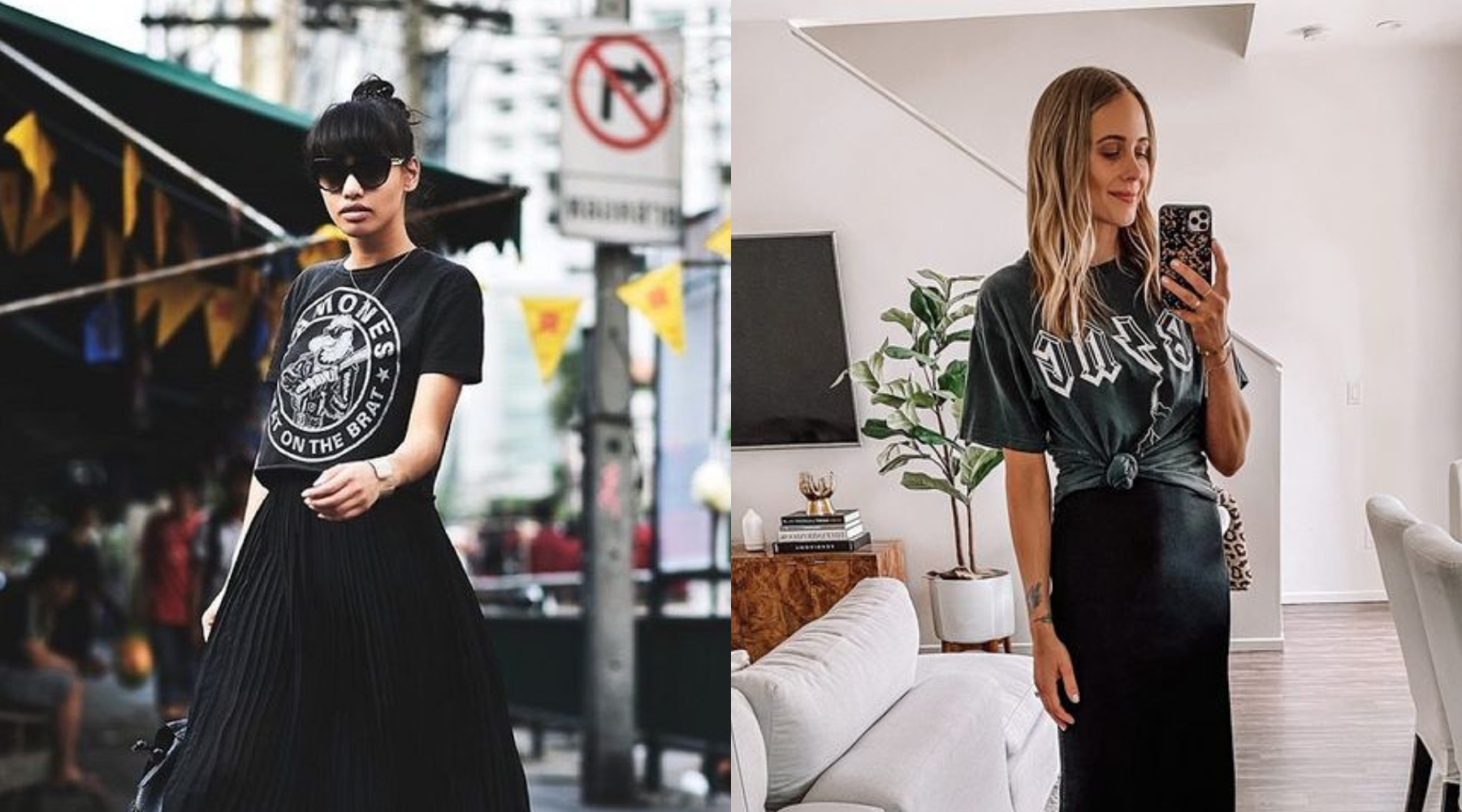 5 Inspirasi Tampil Stylish dengan OOTD Baju Kaos Hitam Wanita