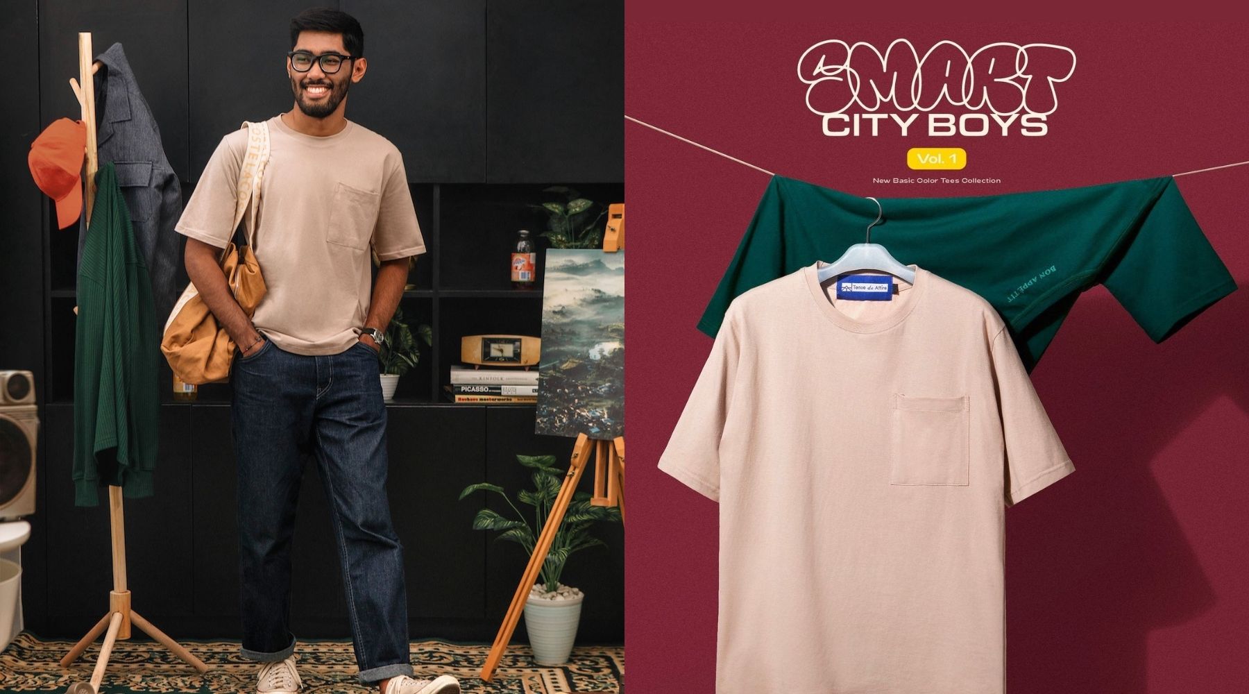 Smart City Boys Vol 1, Konsep Versatile Pada Koleksi Terbaru Kaos Pria