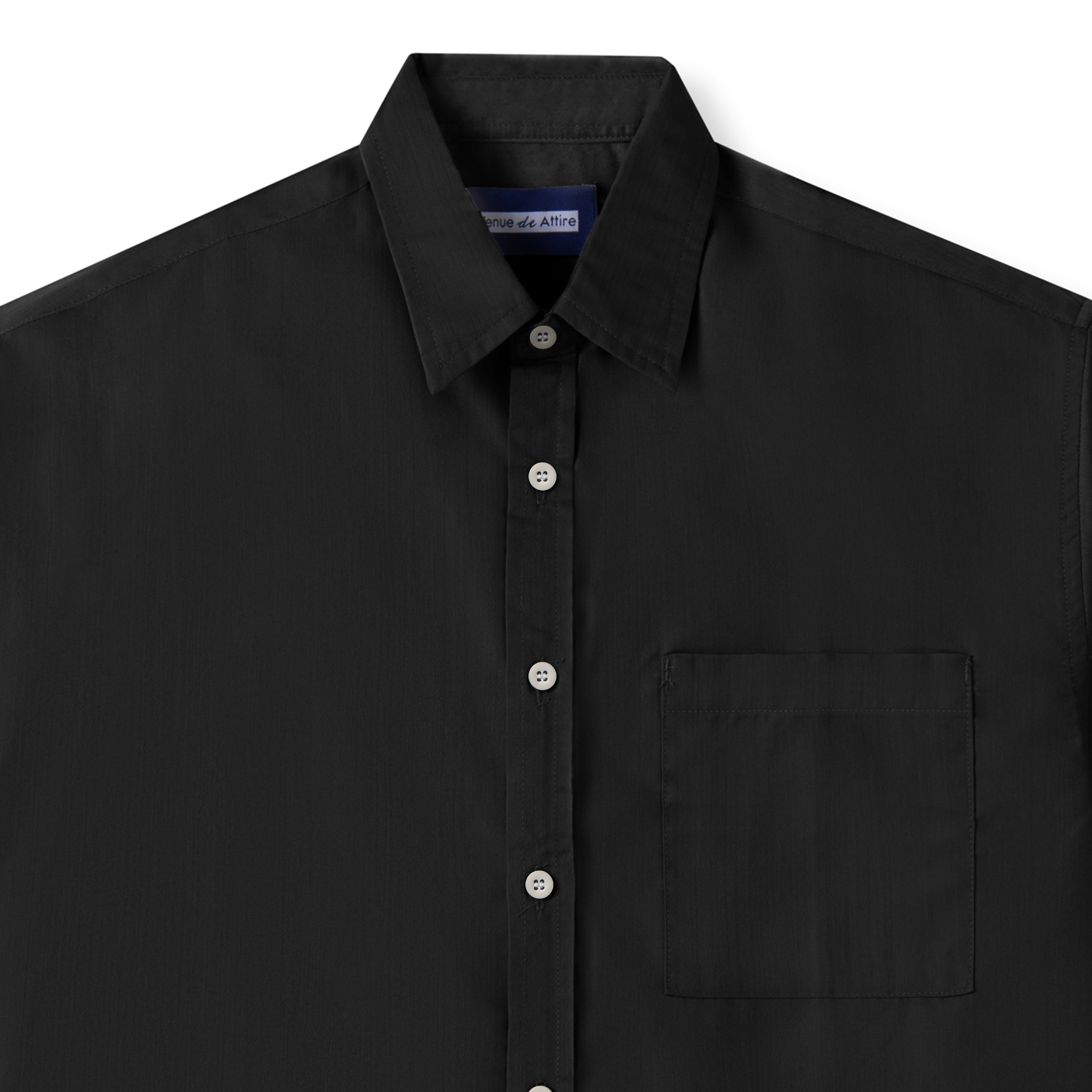 The Prep Shirt Regular - Black