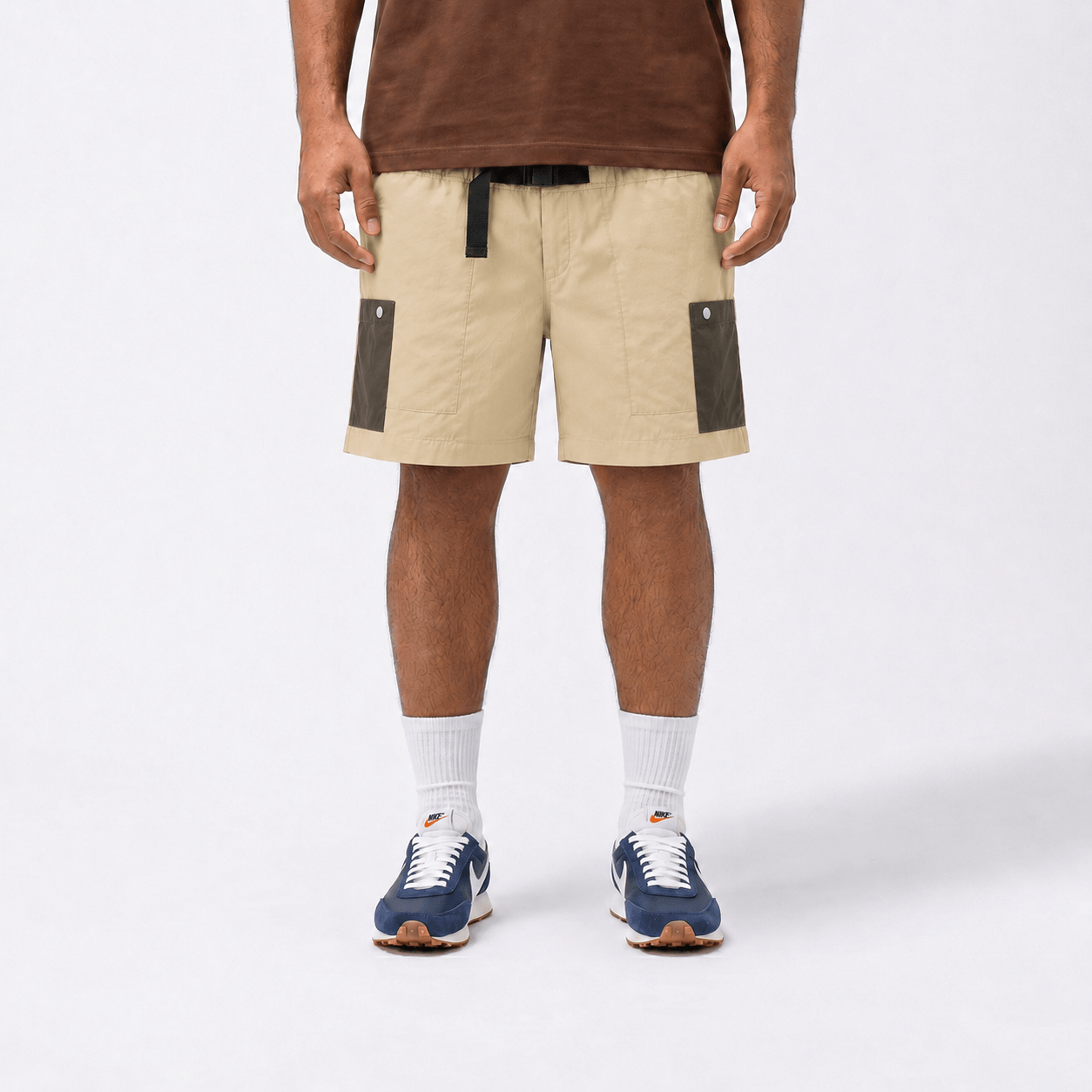 Off-Grid Ripstop Patch Short Pants - Khaki Olive